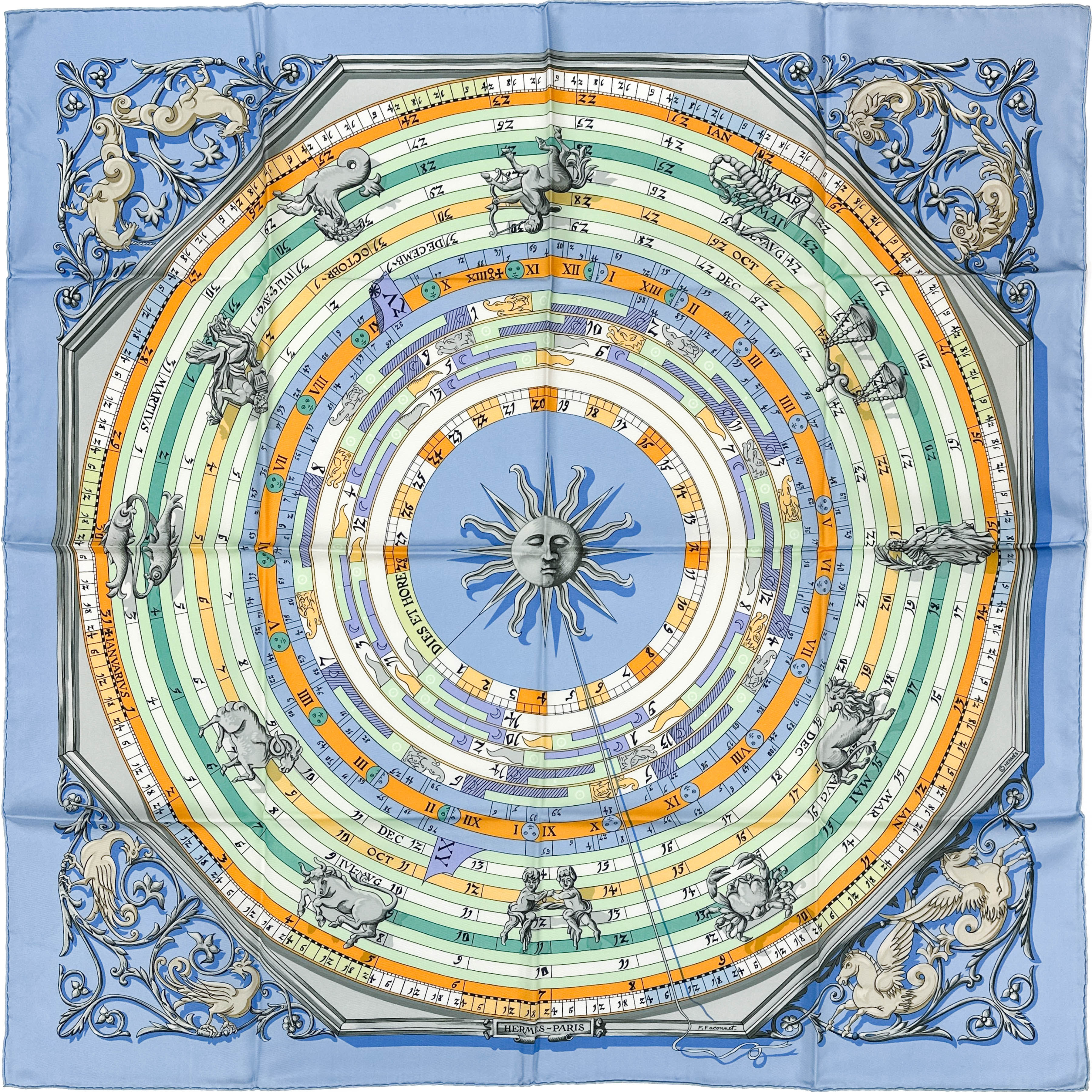 HERMES 2000年 カレンダー Hermès Astrologie 90