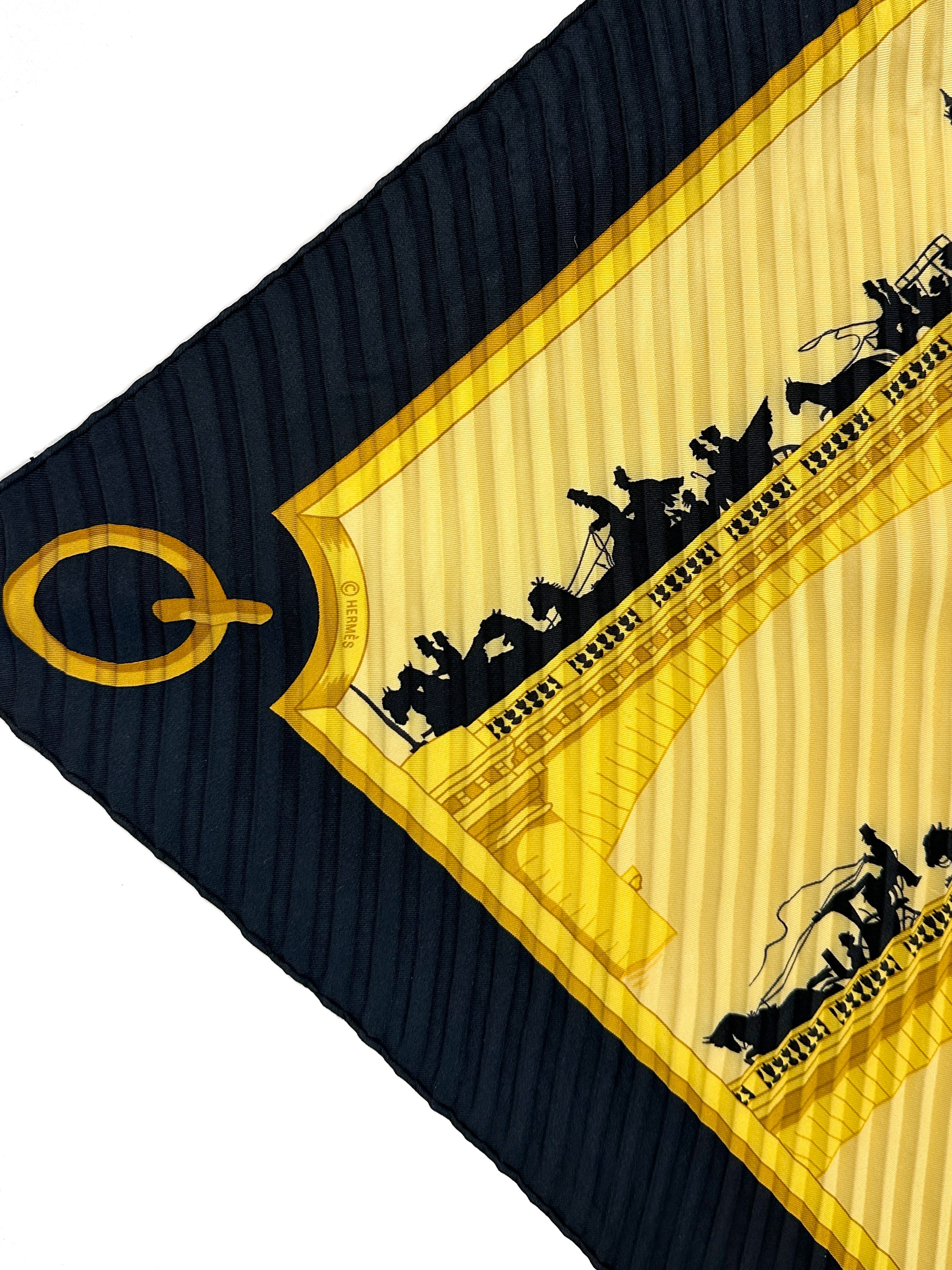 Hermès Les Ponts de Paris Plissé 90