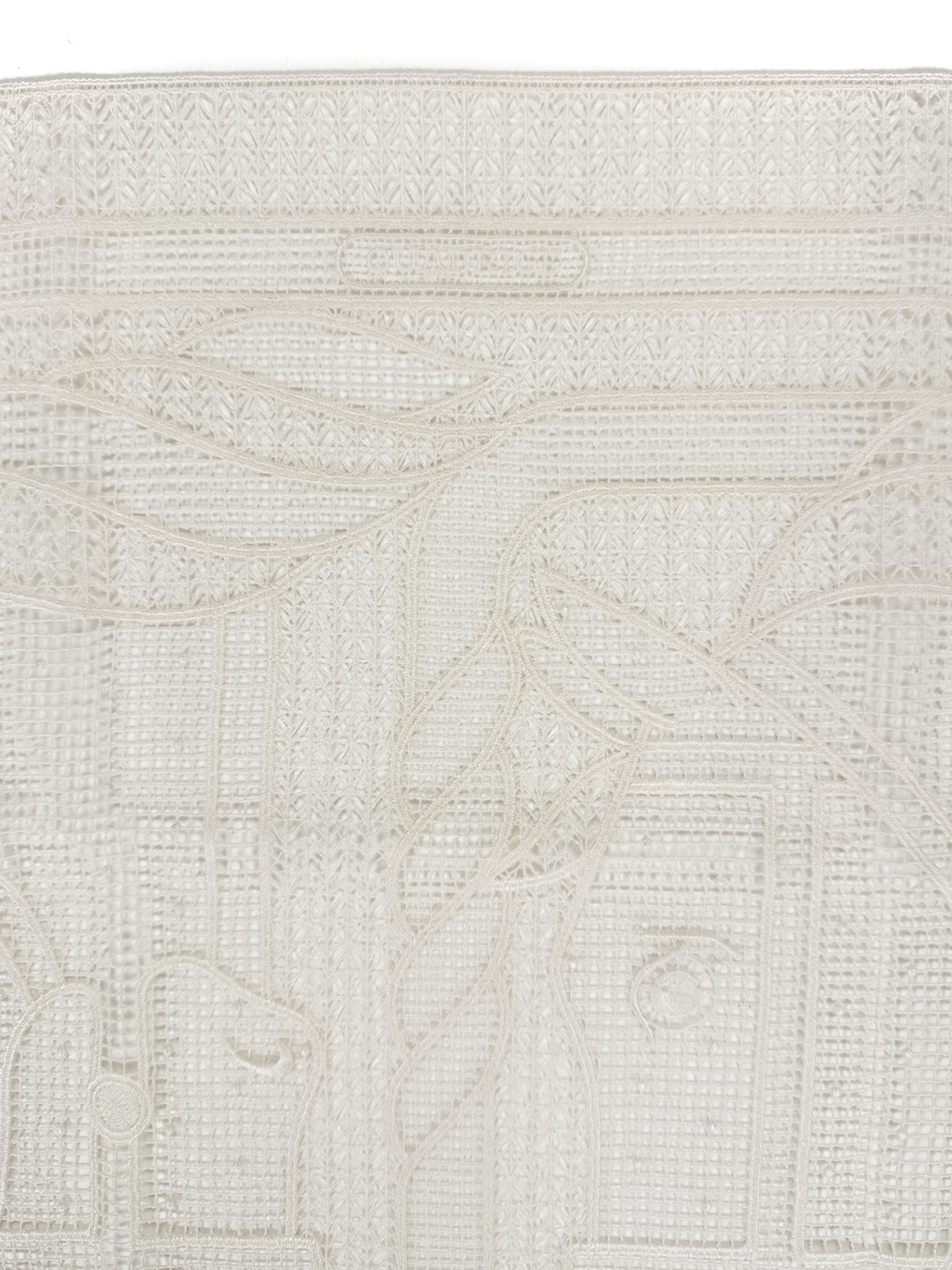 Hermès Guipure Quadrige Cotton Silk 60