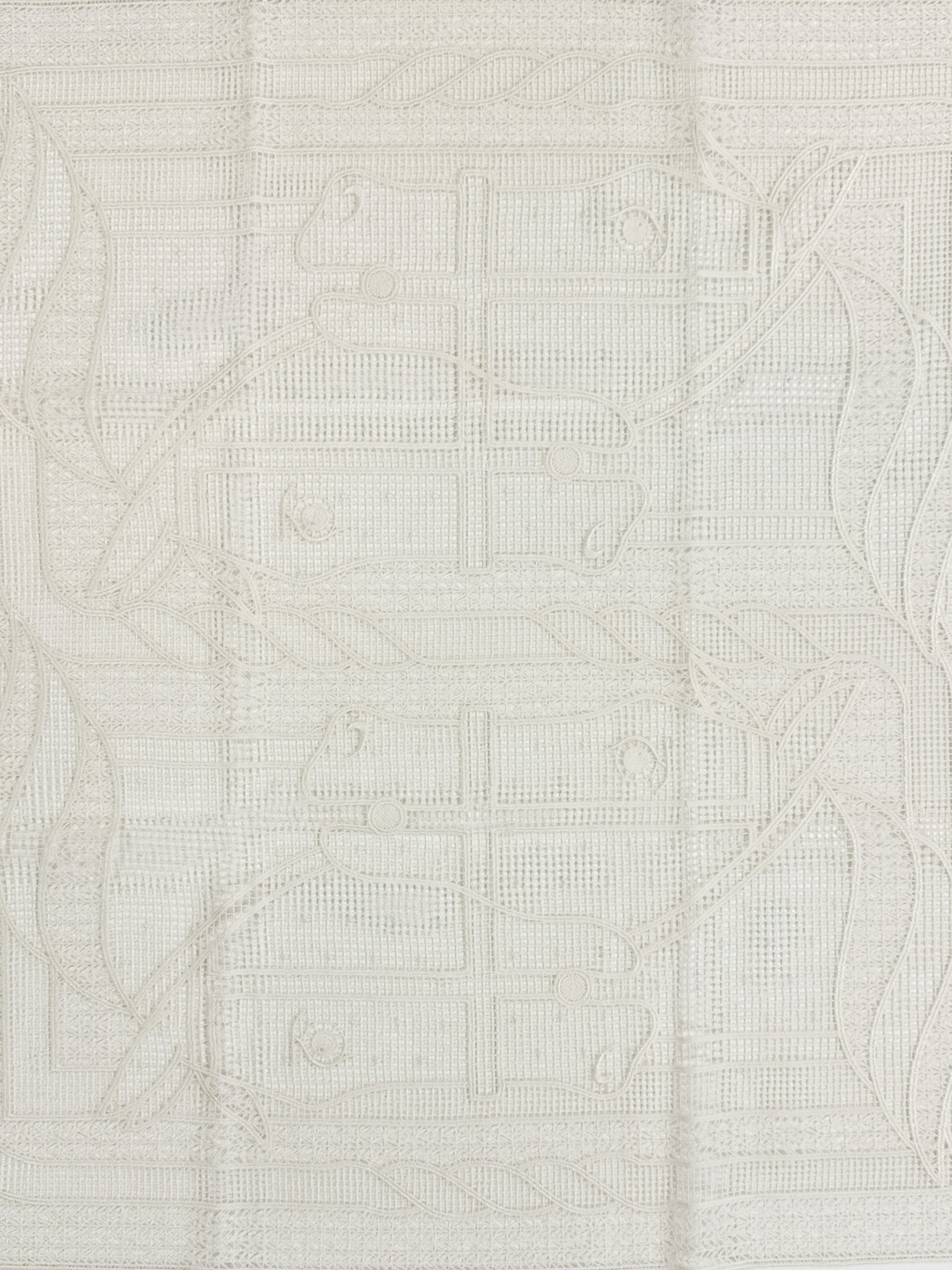 Hermès Guipure Quadrige Cotton Silk 60