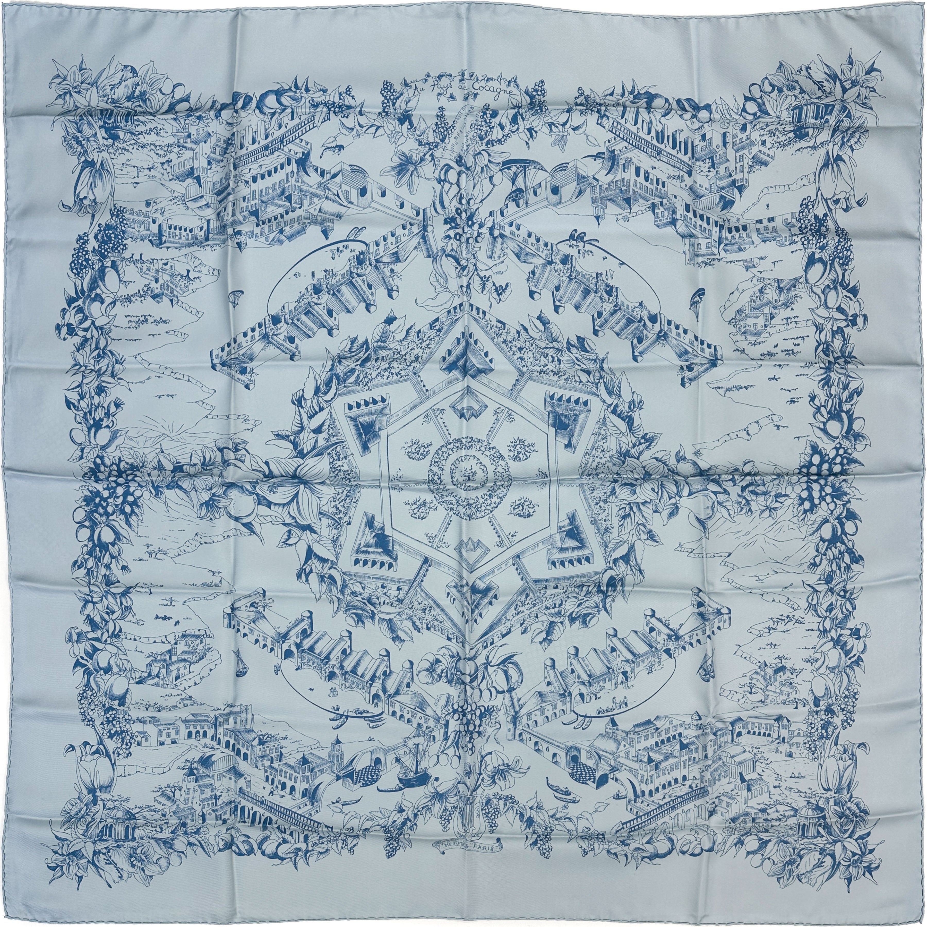 Hermès Au Pays de Cocagne Finesse 90