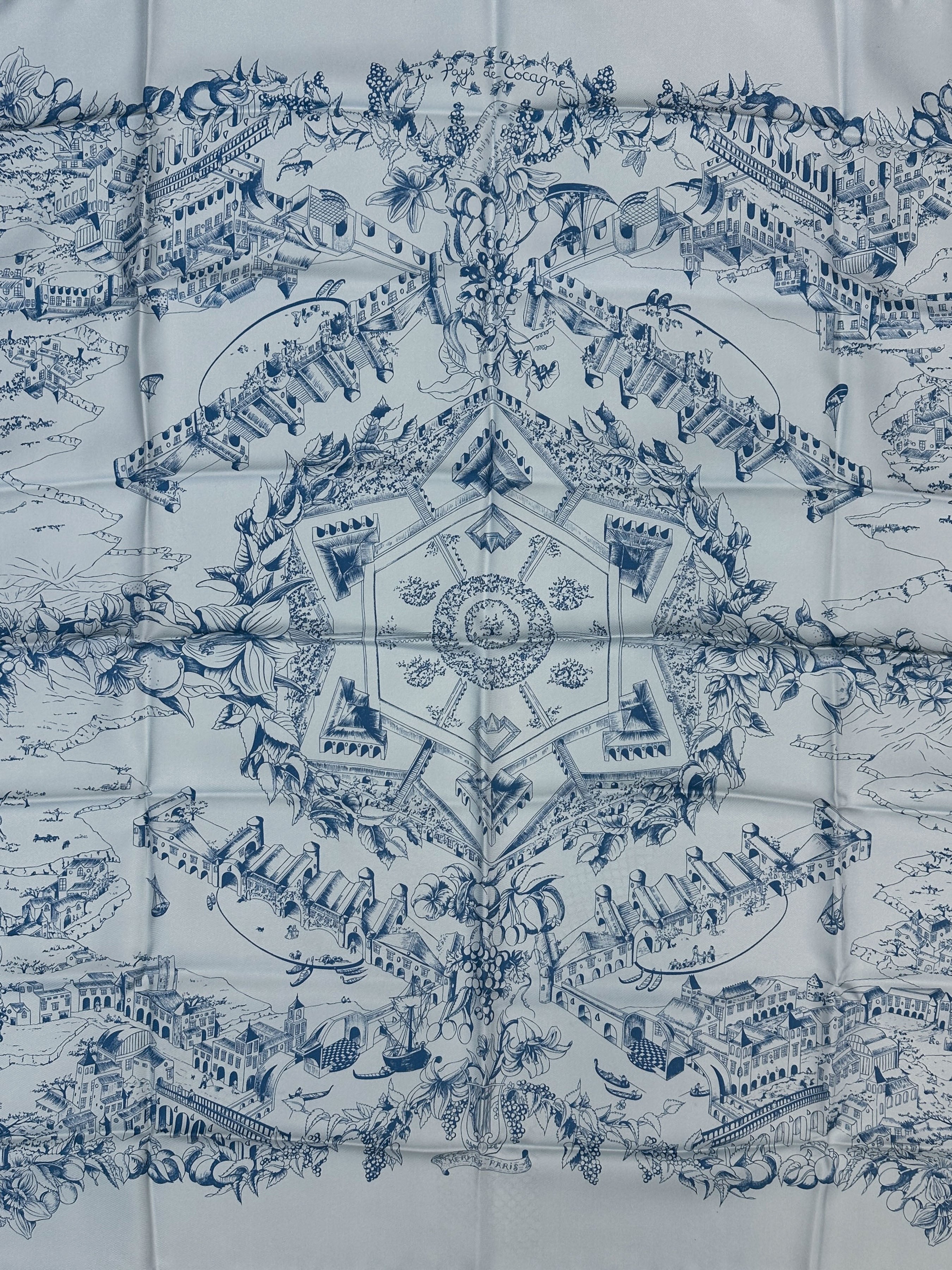 Hermès Au Pays de Cocagne Finesse 90