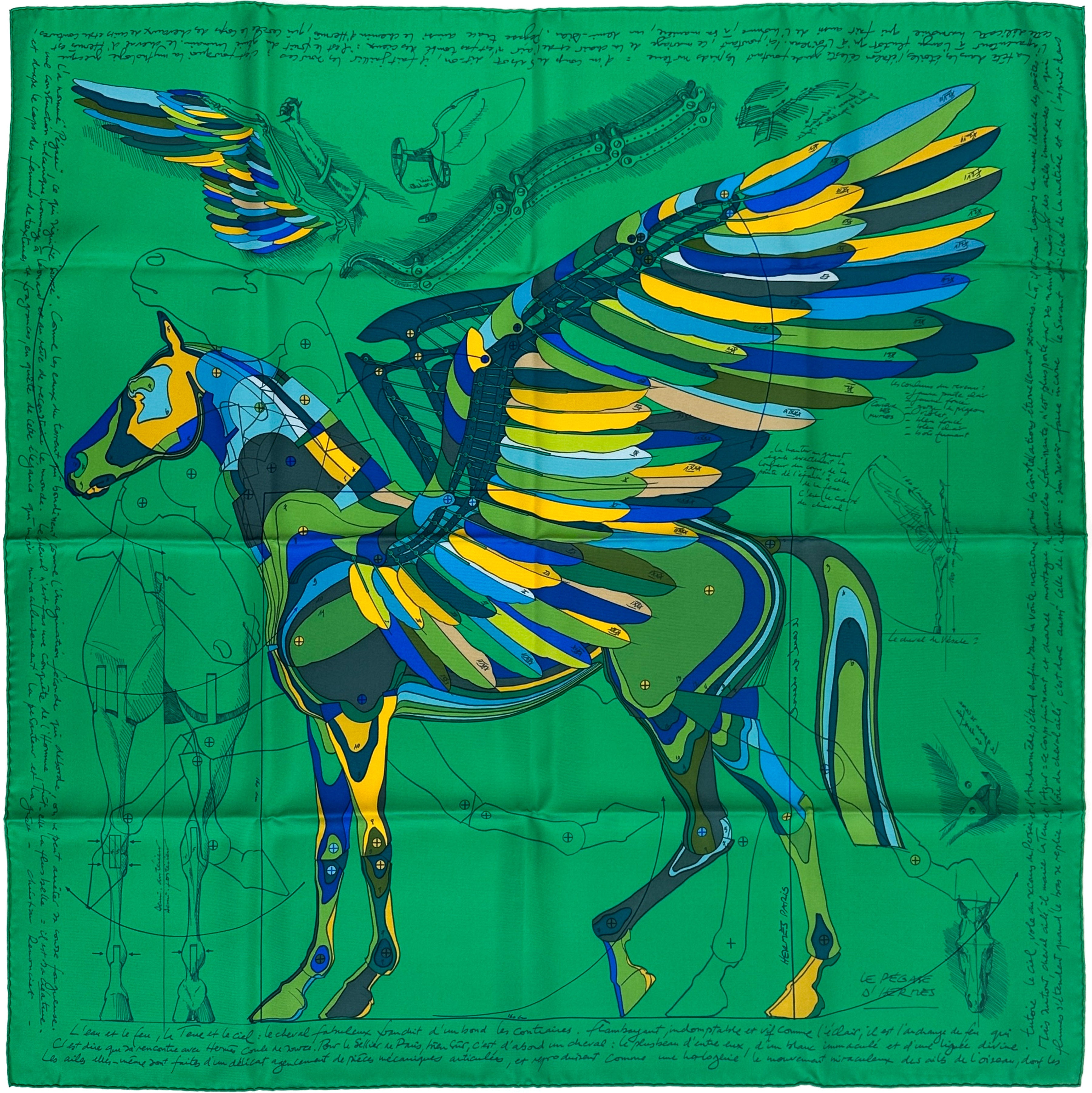 Hermès Le Pégase d'Hermès 90