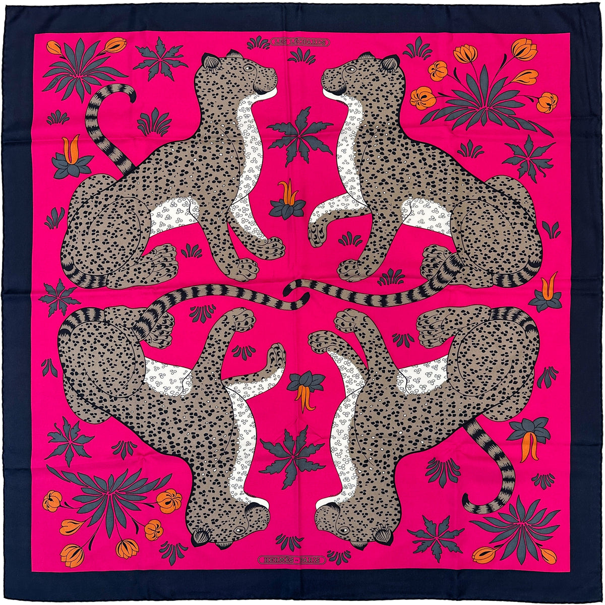 Hermès Les Leopards 90
