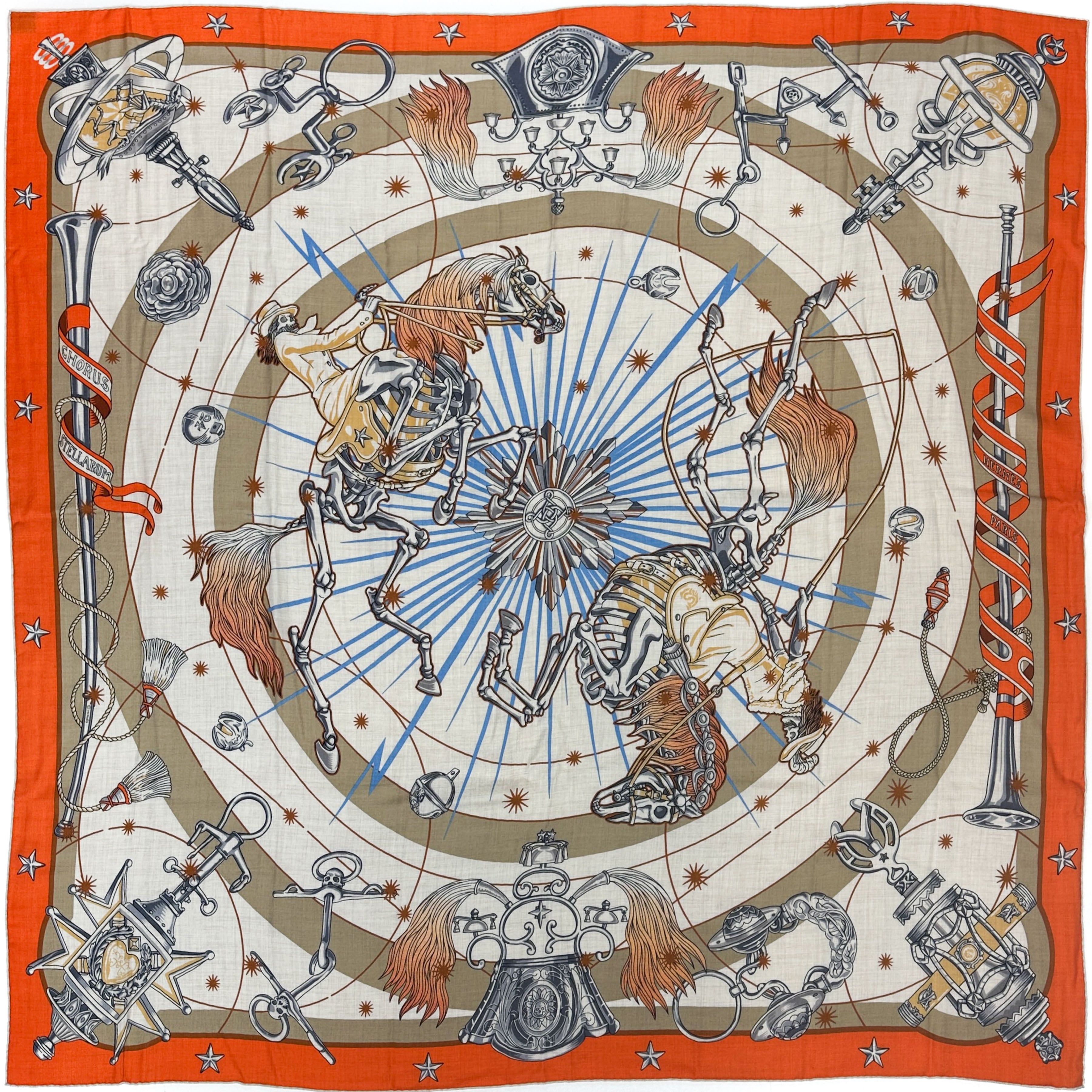 Hermès Chorus Stellarum Cashmere Silk 140