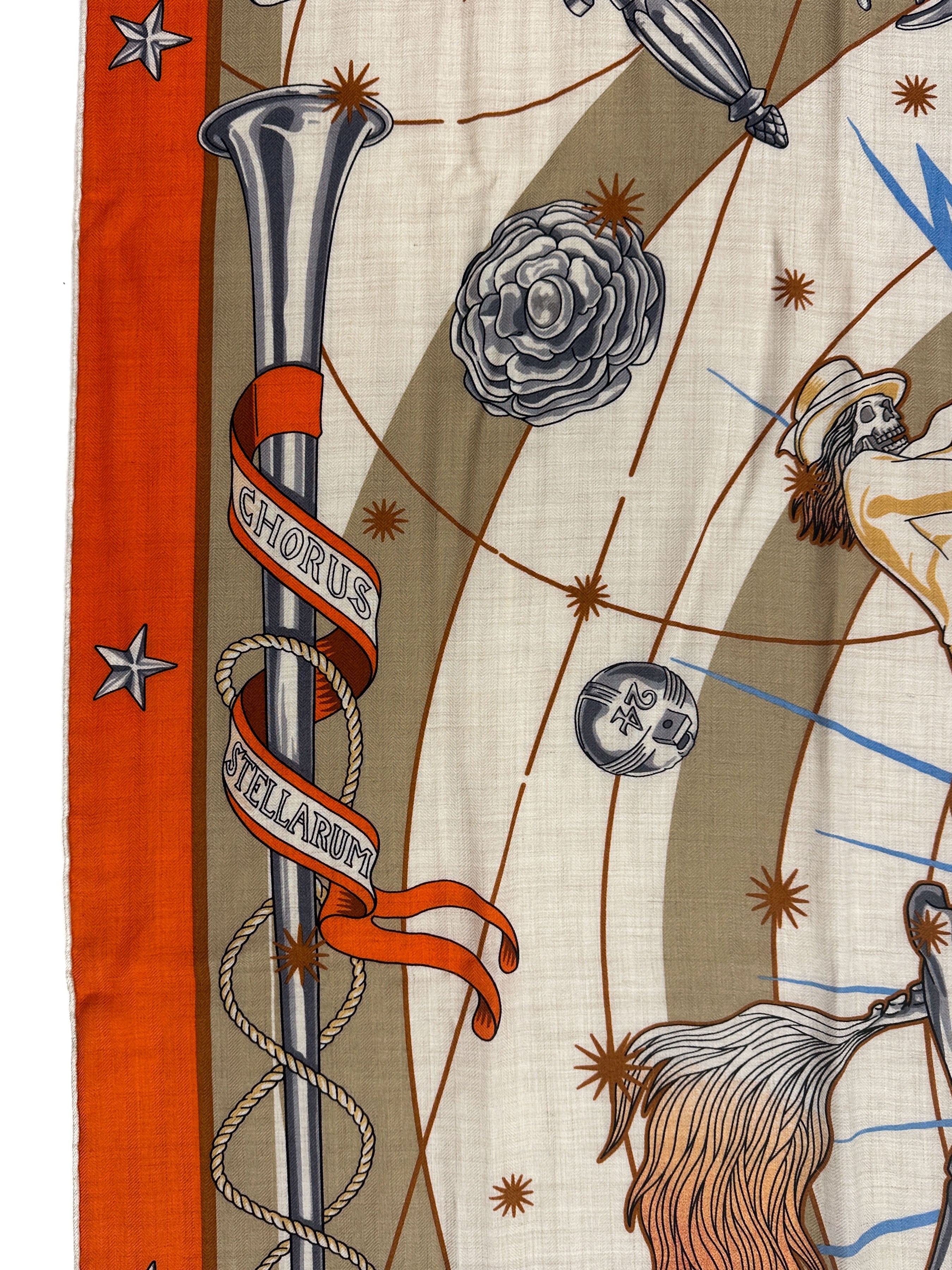 Hermès Chorus Stellarum Cashmere Silk 140