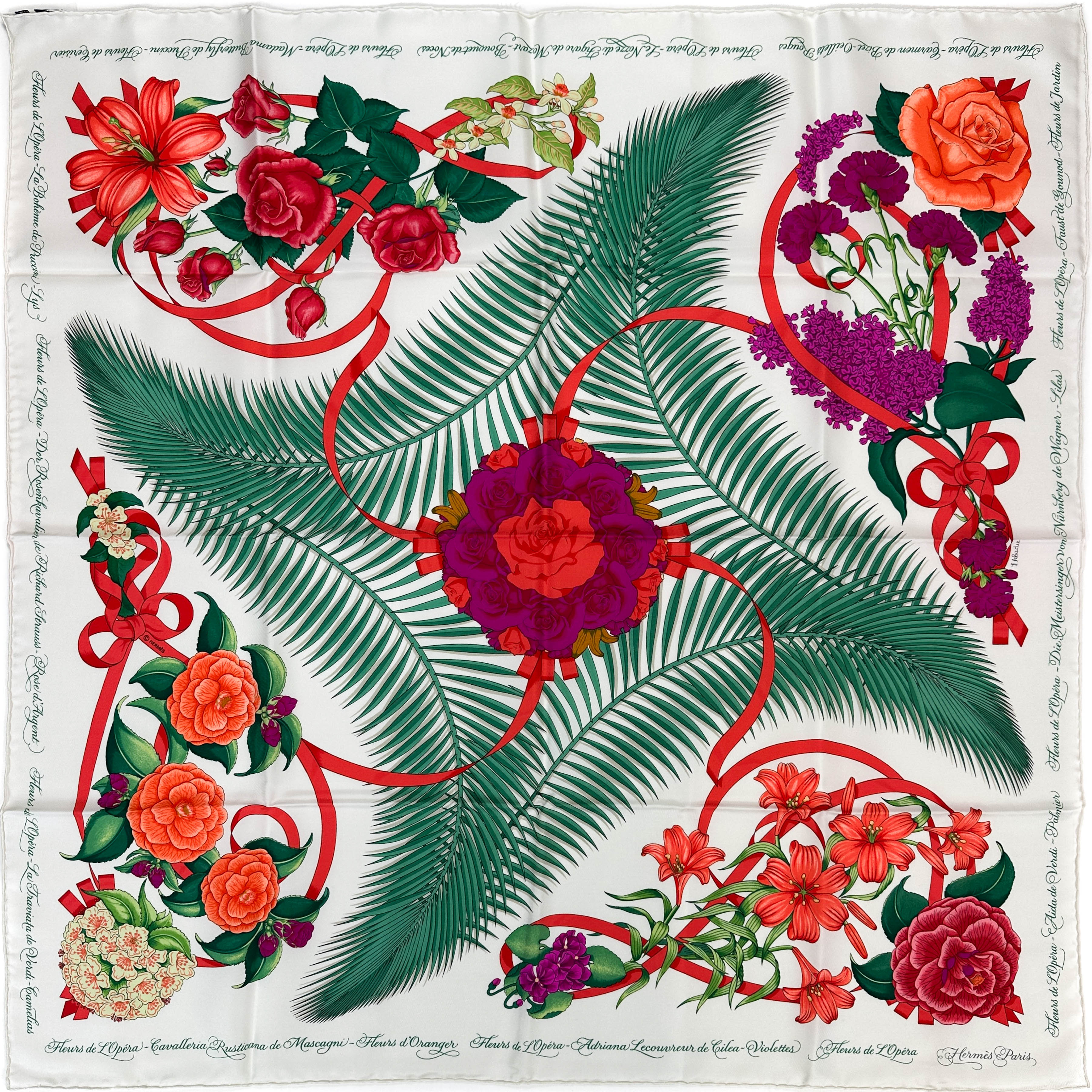 Hermès Fleurs de L’Opéra 90