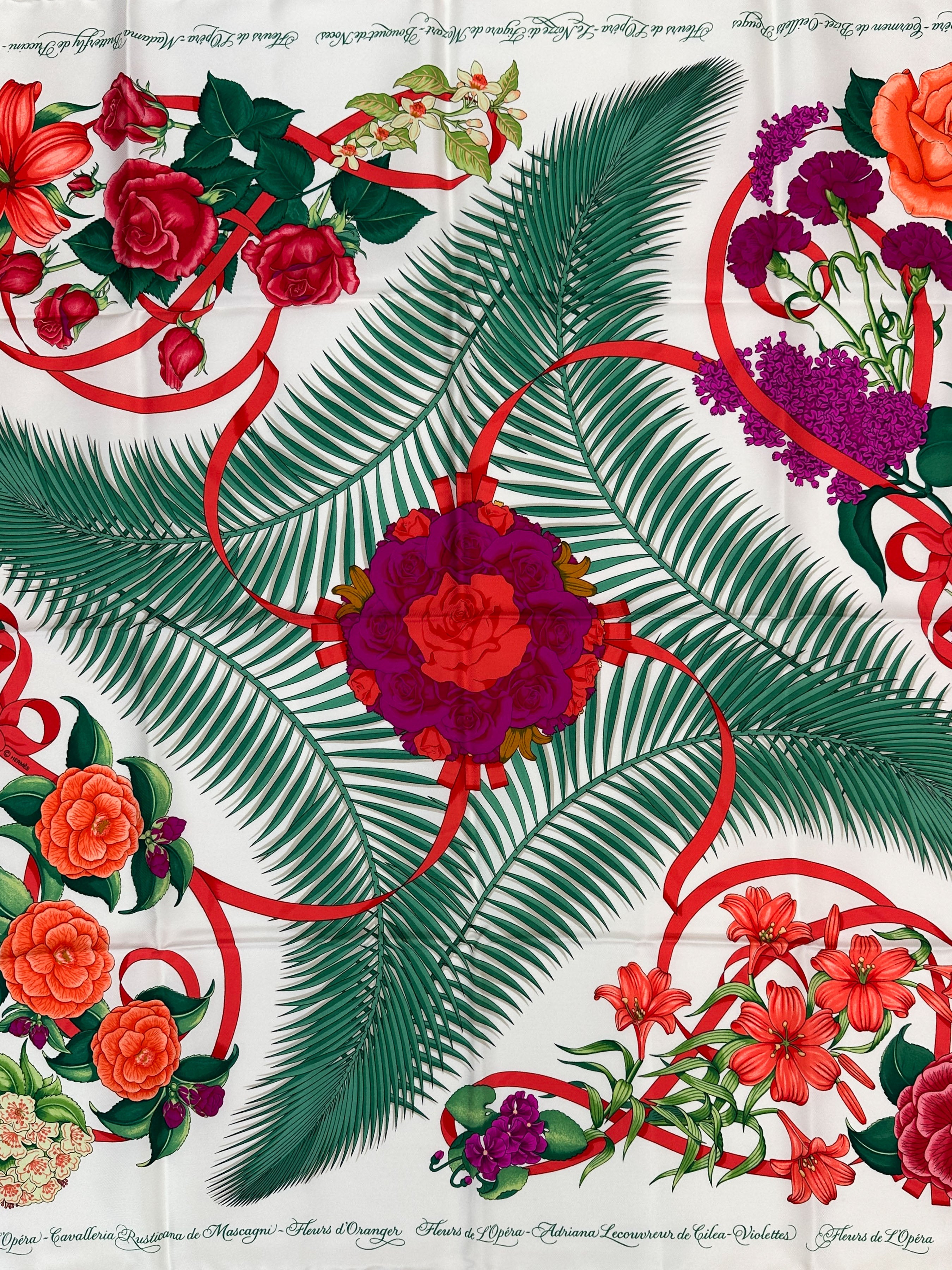 Hermès Fleurs de L’Opéra 90