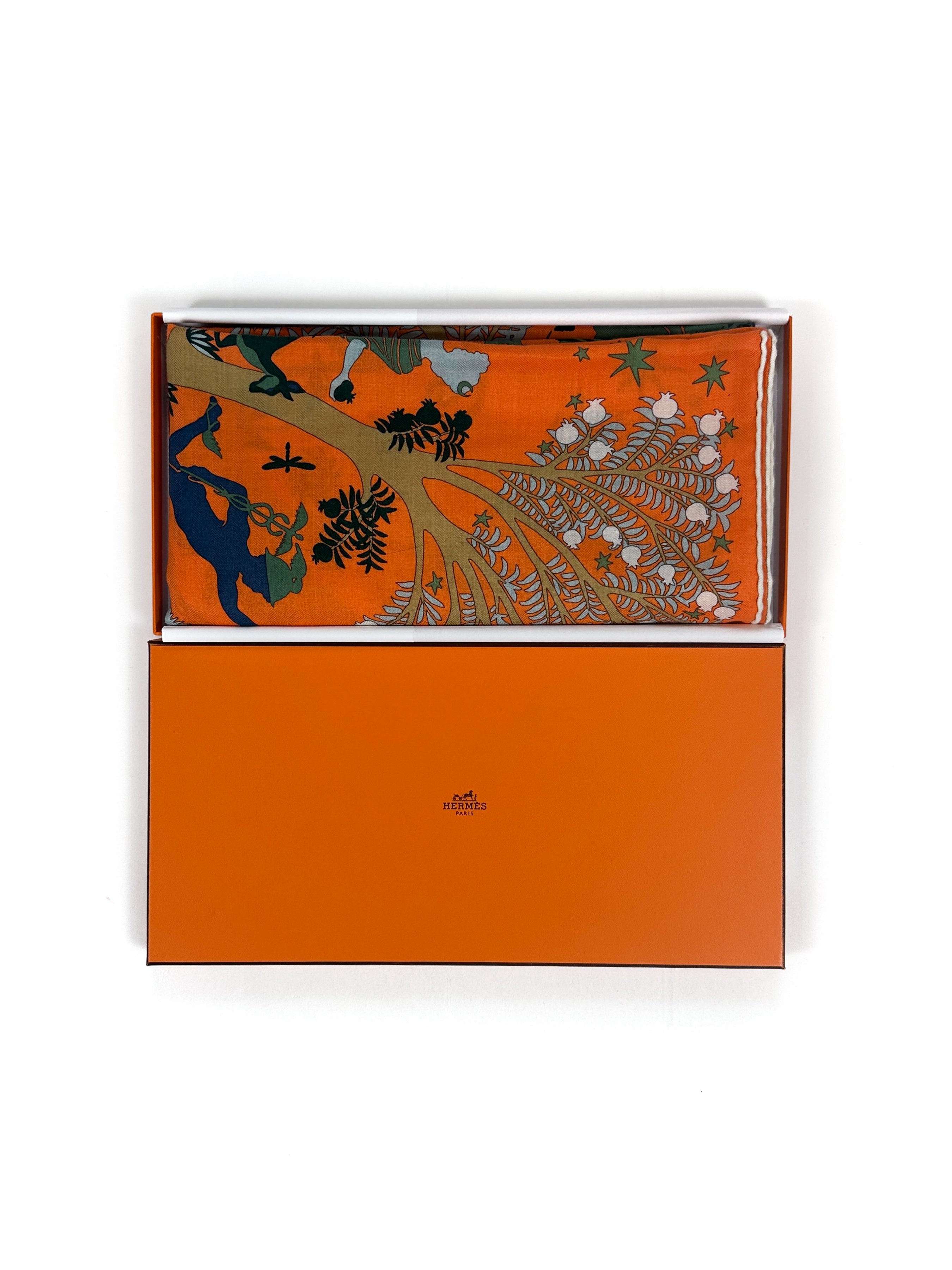 Hermès Sous le Charme d'Orphée Cashmere Silk 140