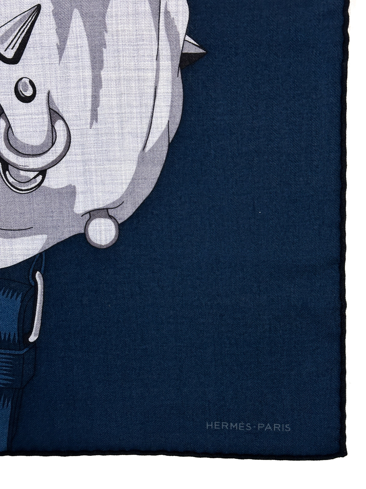 Hermès Cheval Heavy Metal Cashmere Silk 100