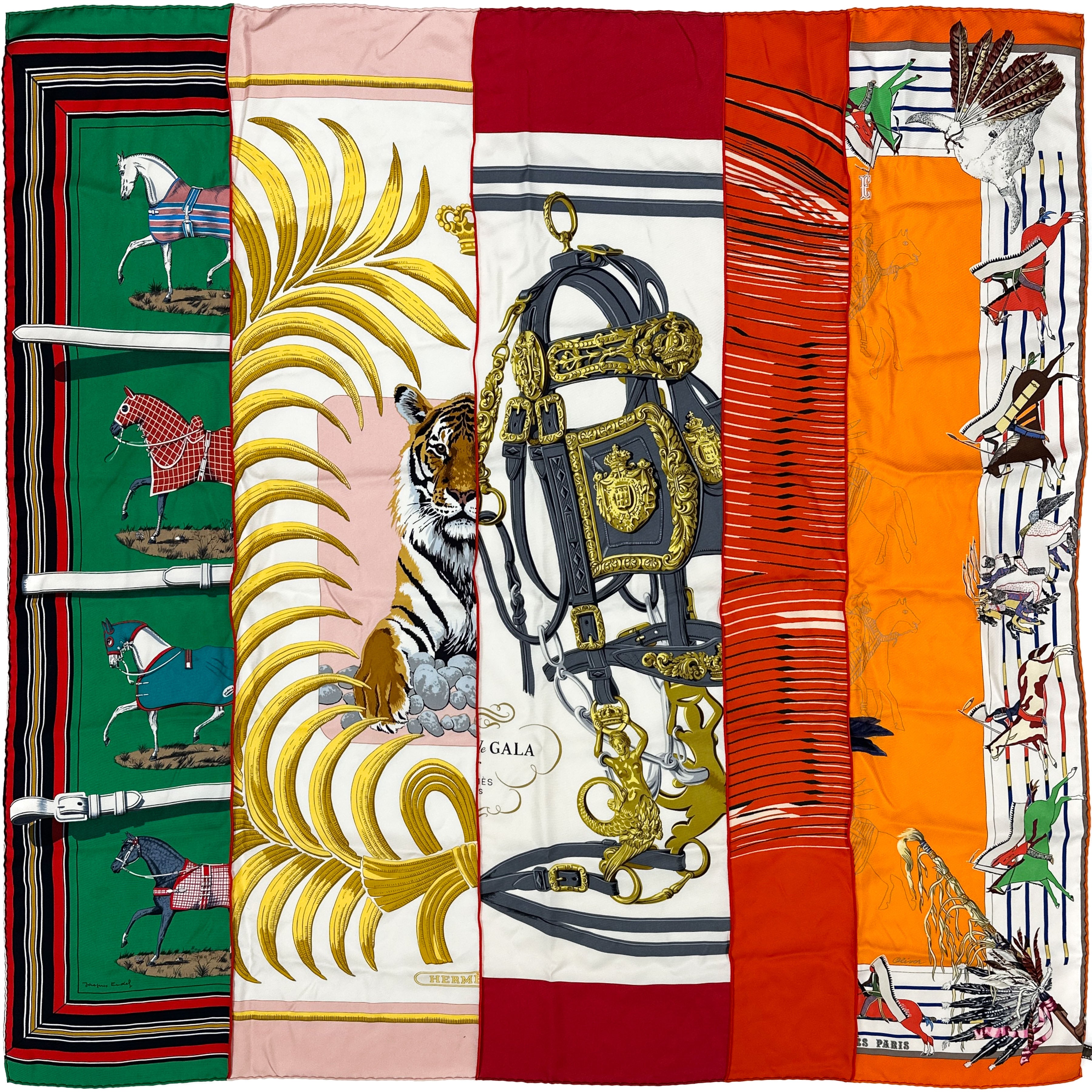 Hermès Carré en Carrés Exceptional Patchwork 90