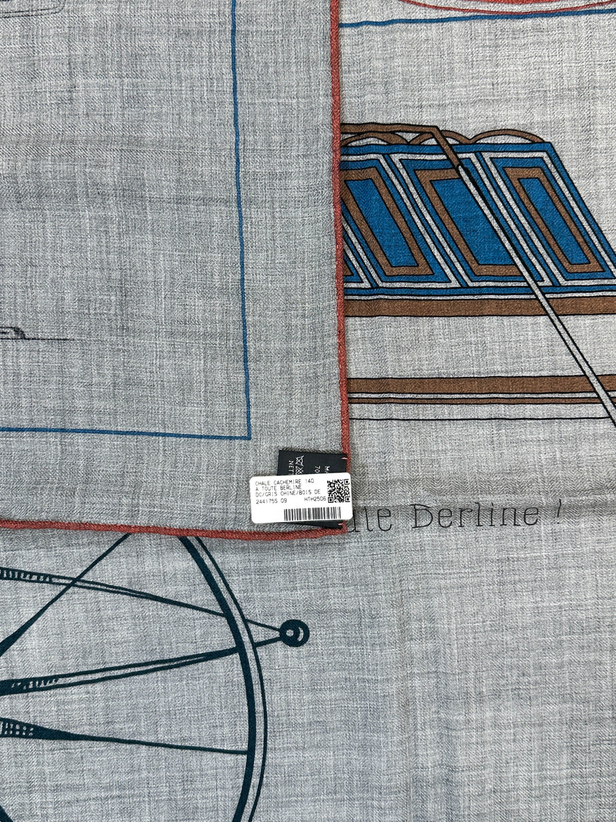 Hermès A Toute Berline ! Cashmere Silk 140