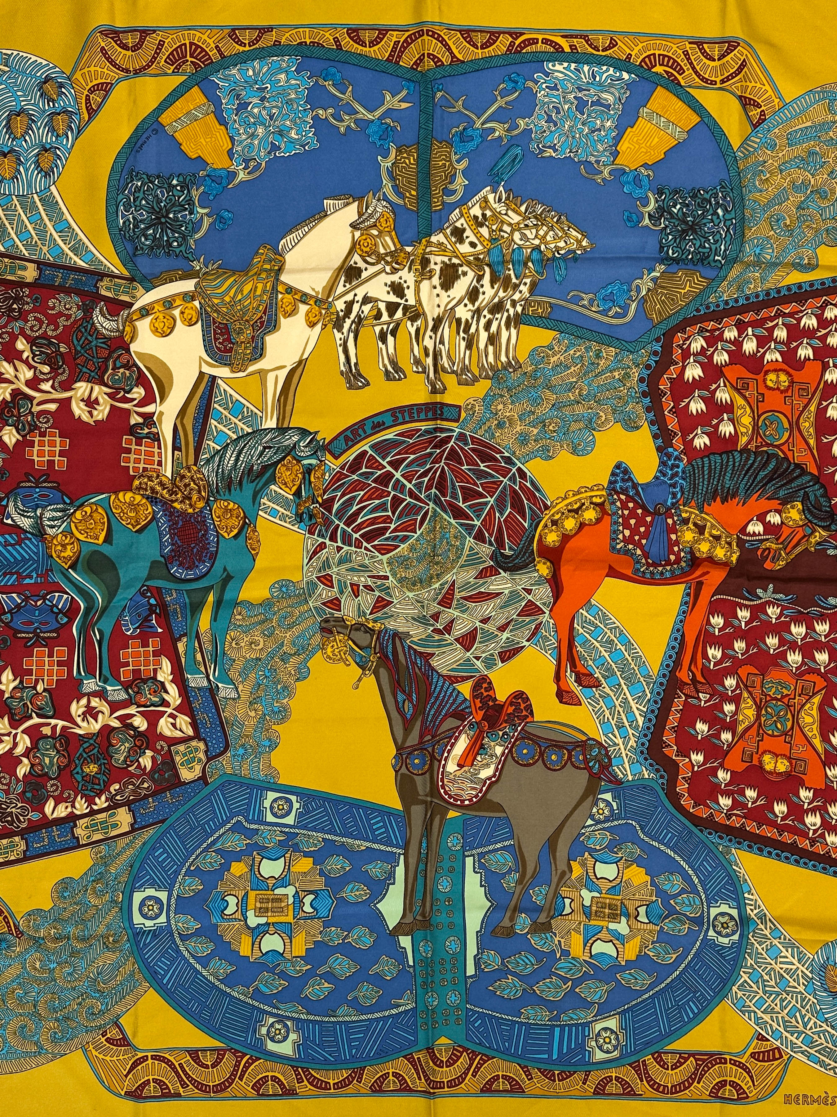Hermès Art Des Steppes 90