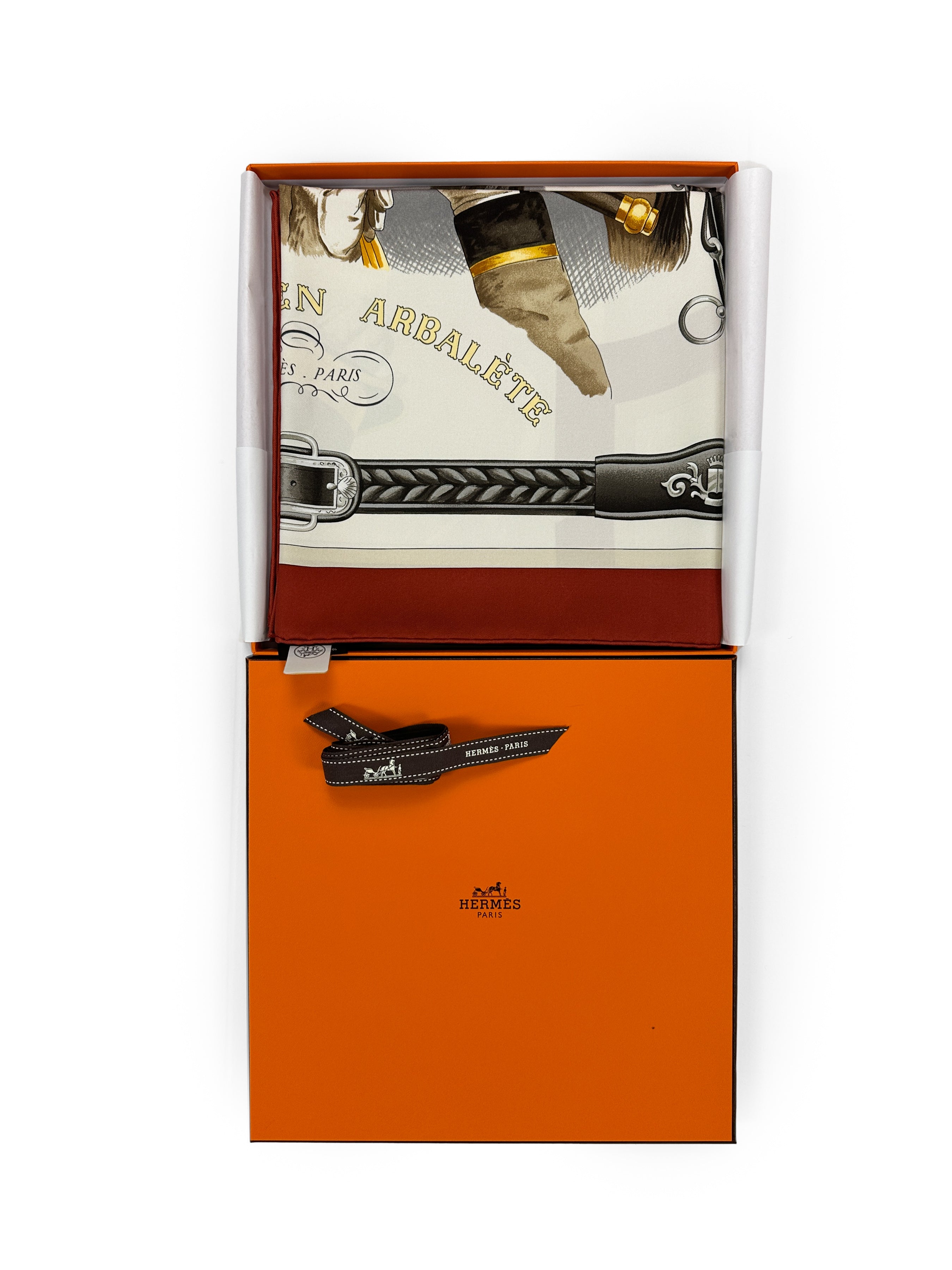 Hermès Attelage en Arbalete Forever 90