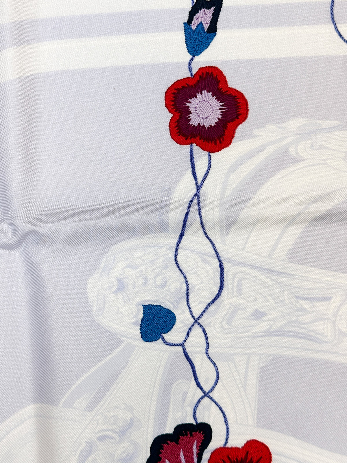Hermès Brides Fleuries 90