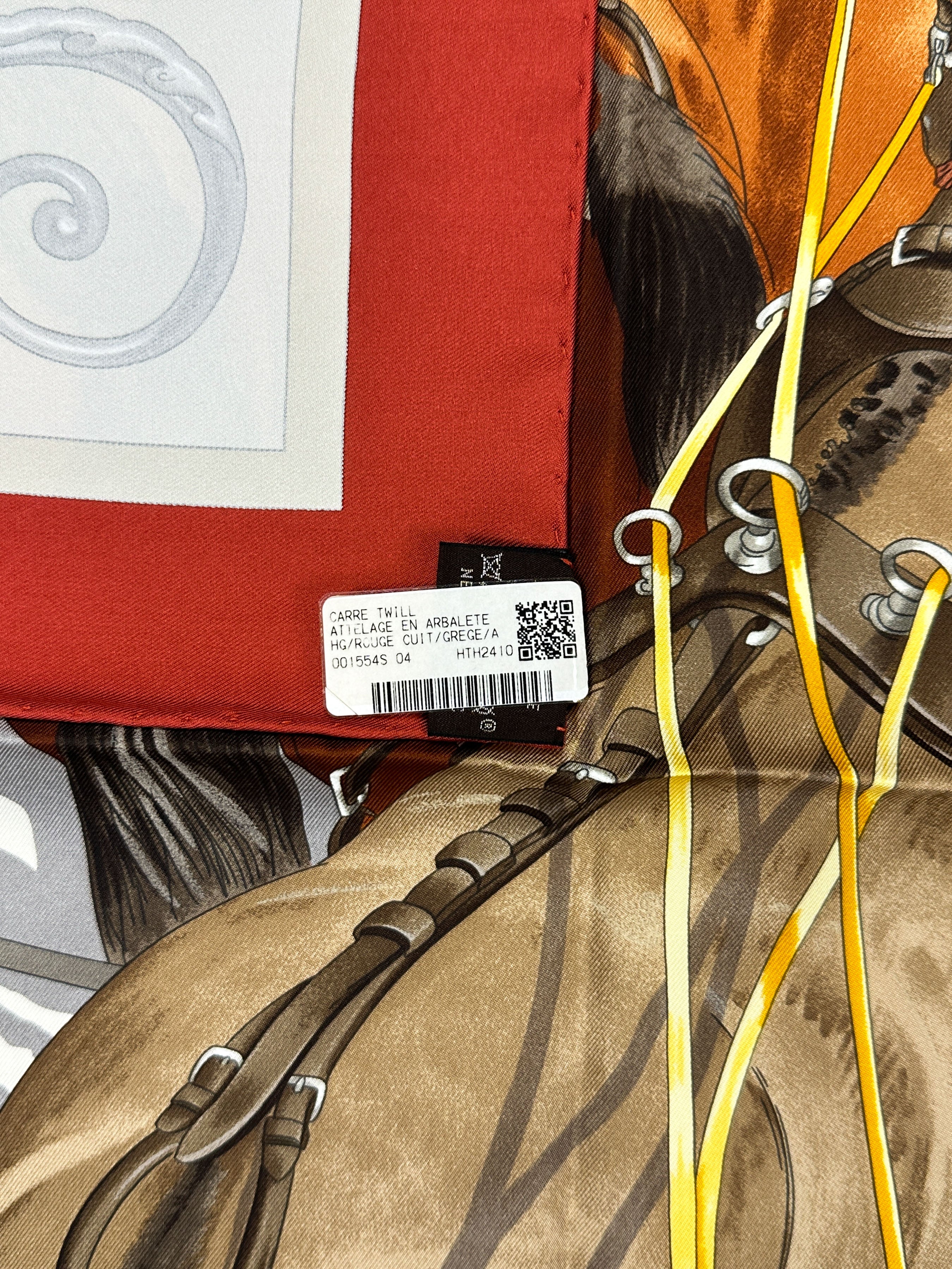 Hermès Attelage en Arbalete Forever 90