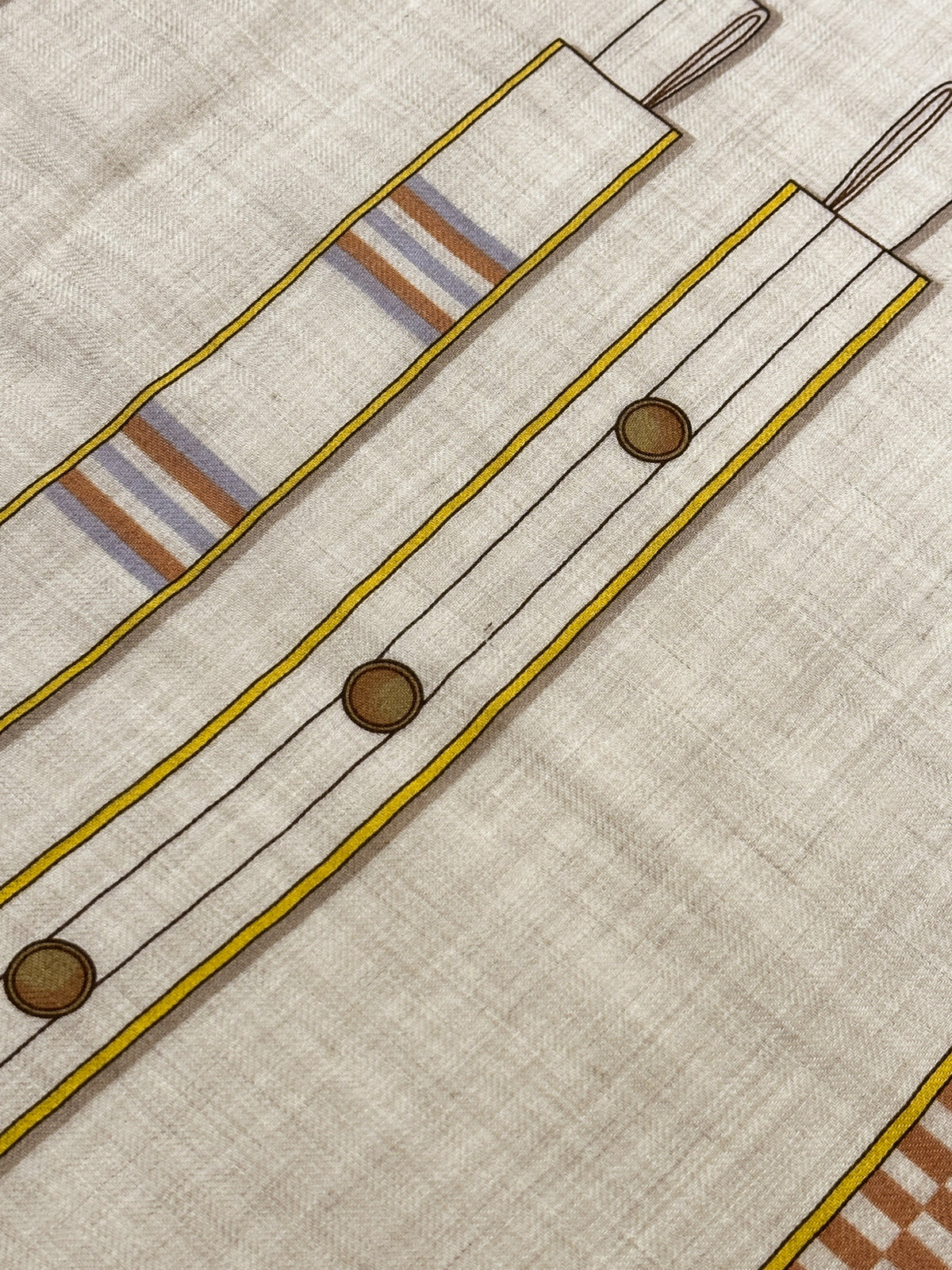 Hermès Lettres Equestres Cashmere Silk 140