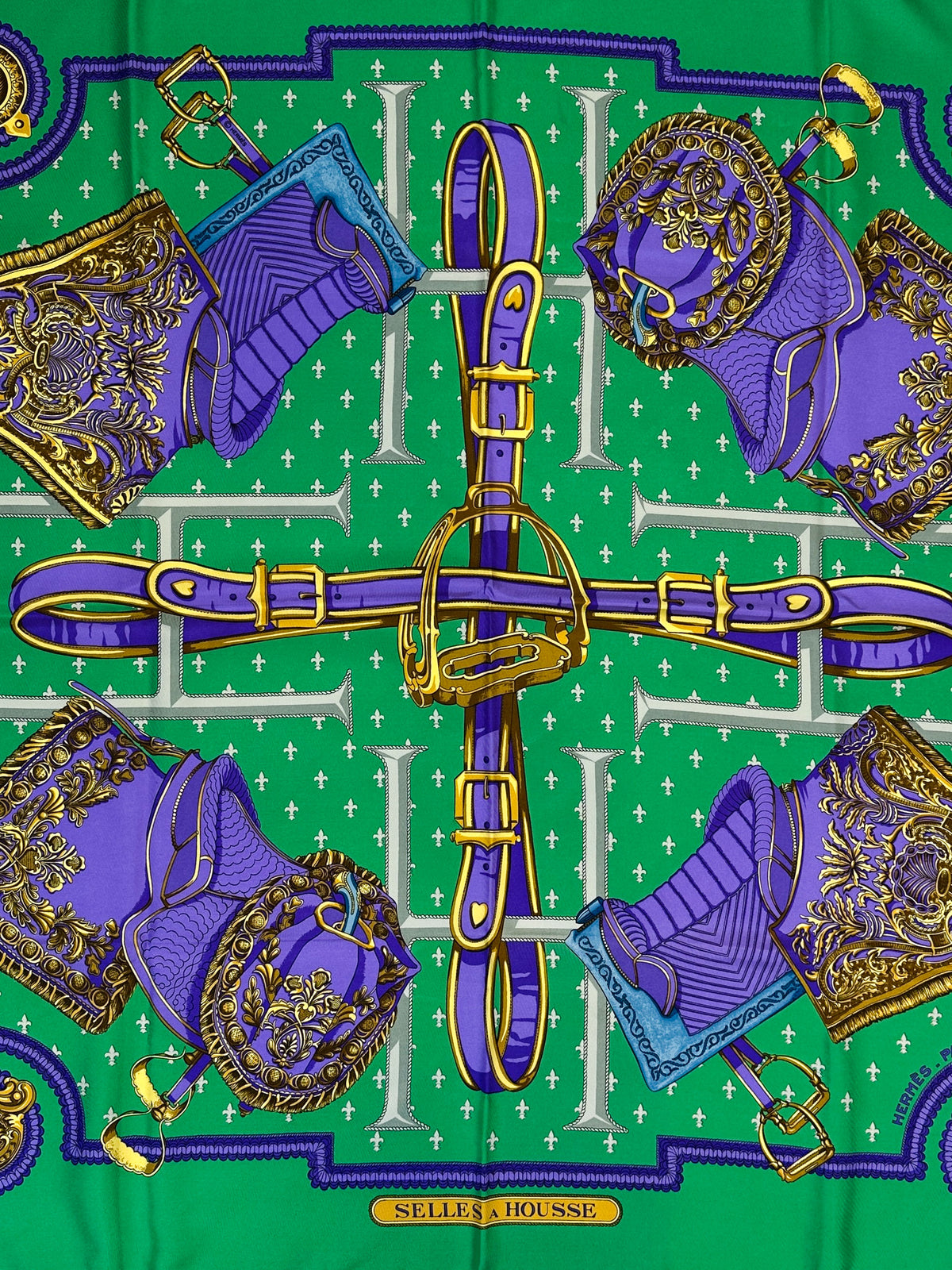 Hermès Selles a Housse 90