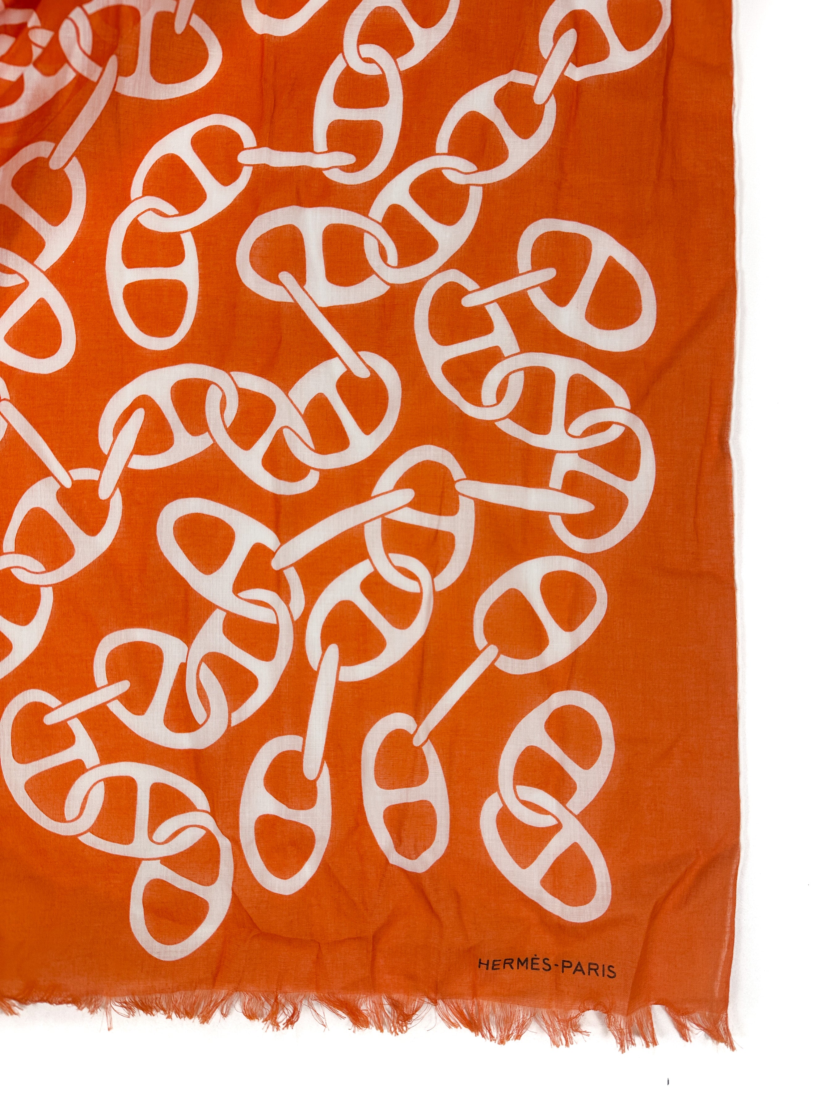 Hermès Chaine d'Ancre Cotton Rectangle