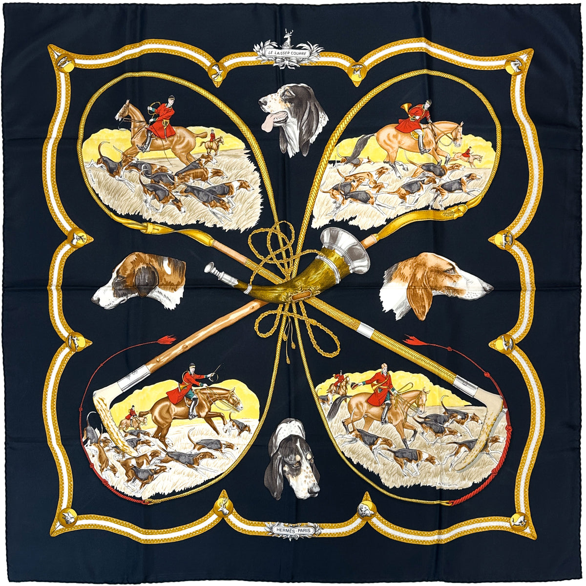 Hermès Le Laisser Courre 90
