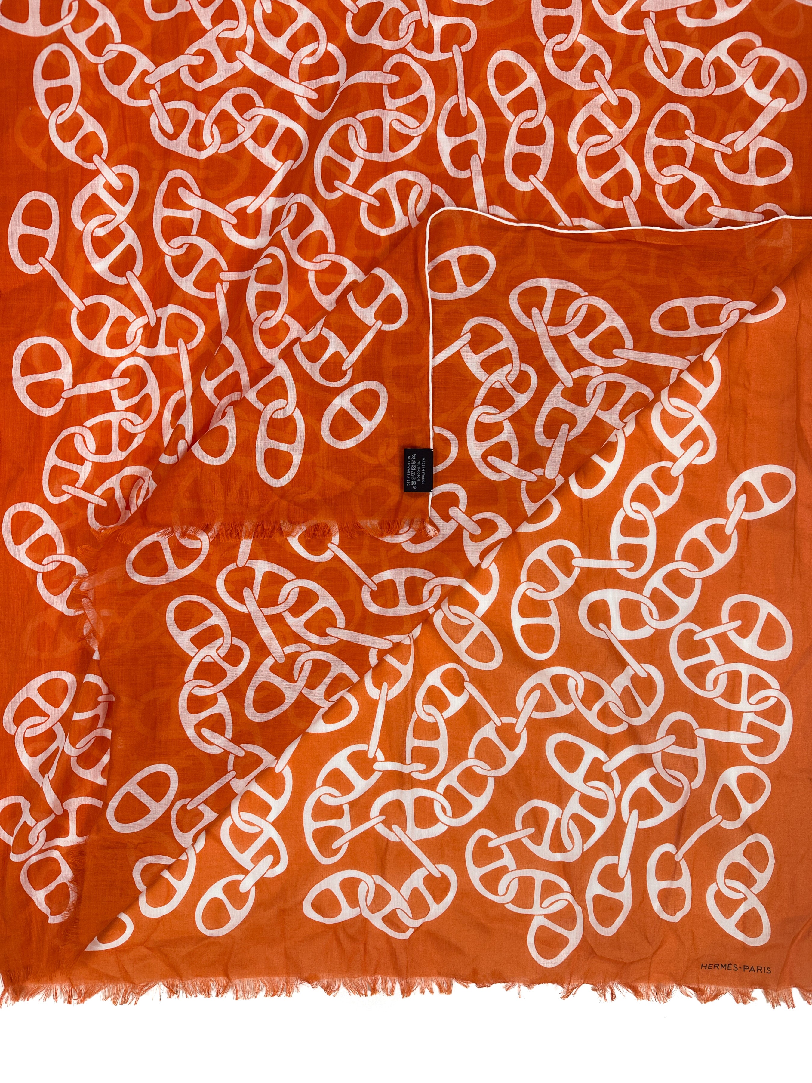 Hermès Chaine d'Ancre Cotton Rectangle