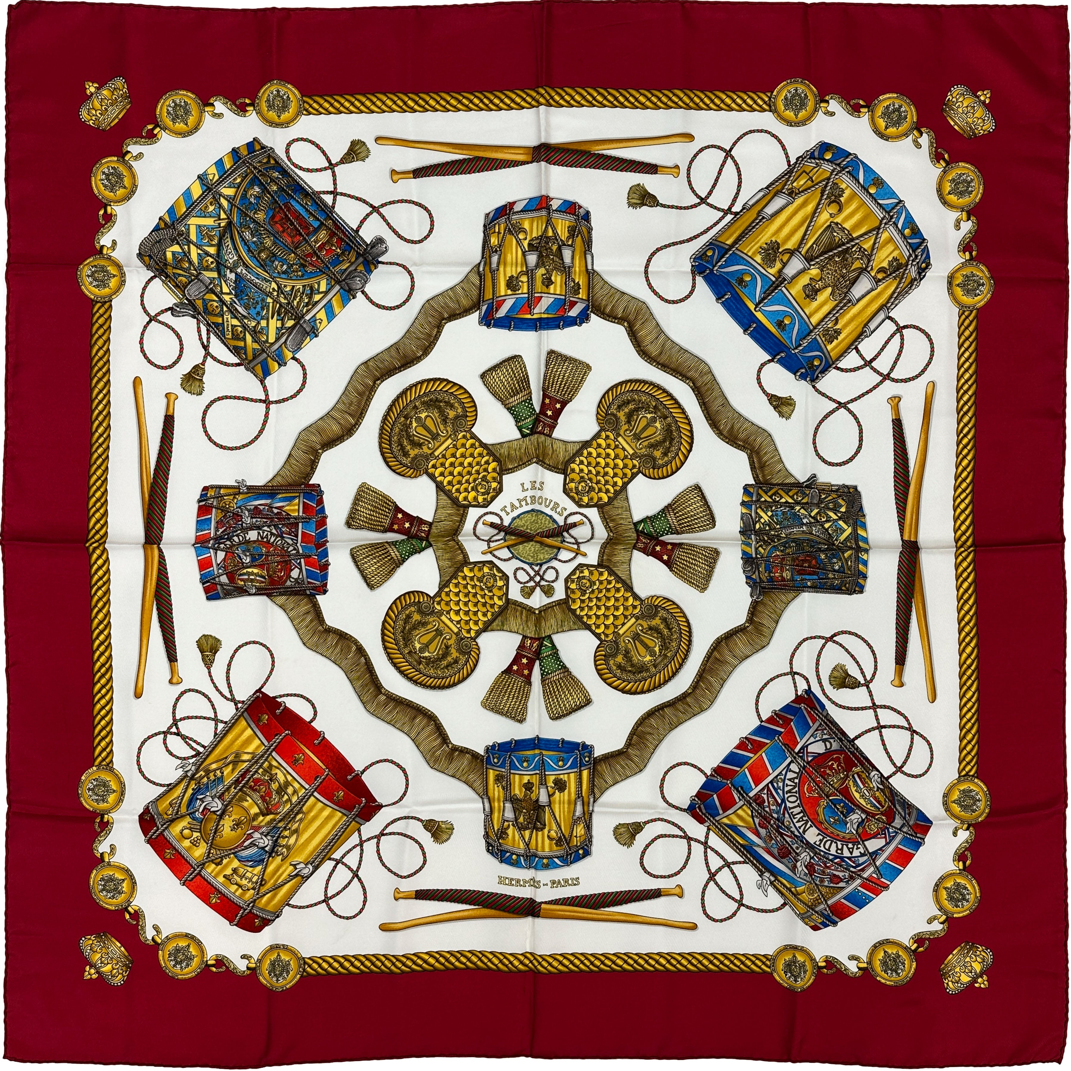 Hermès Les Tambours 90