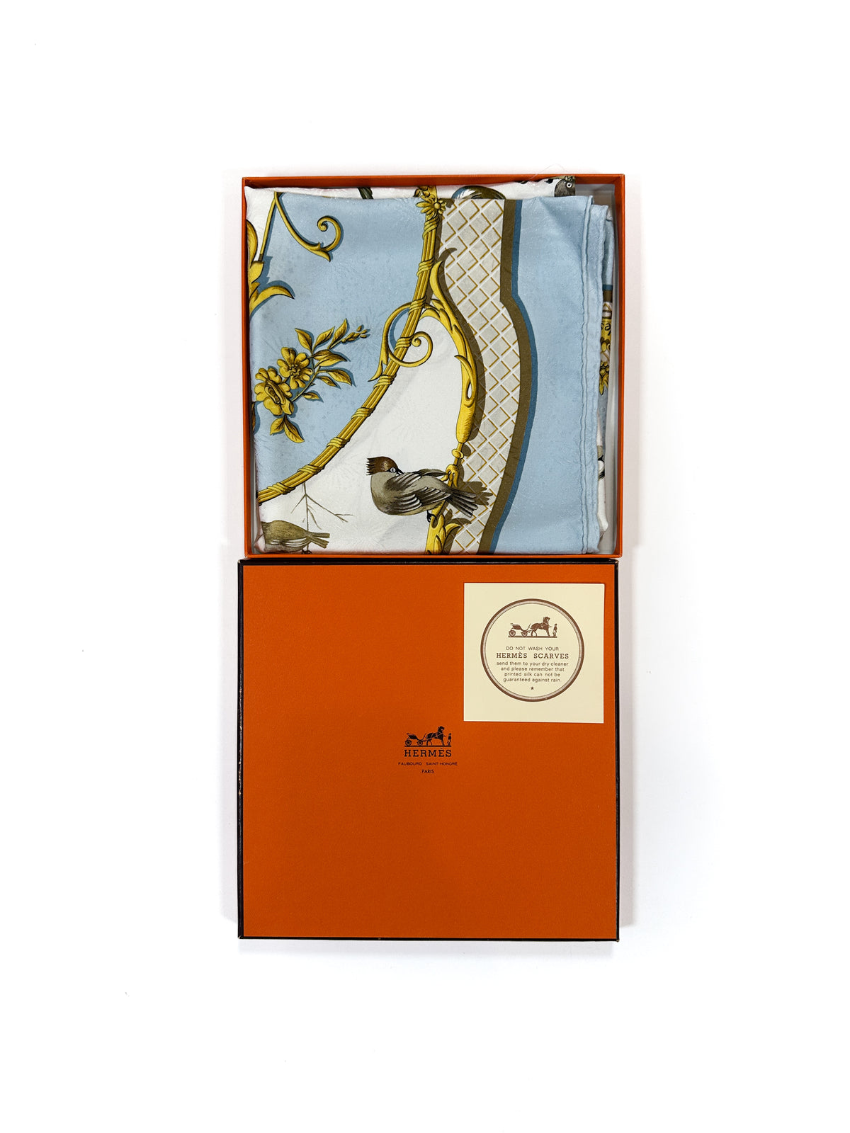 Hermès La Cle des Champs Jacquard 90