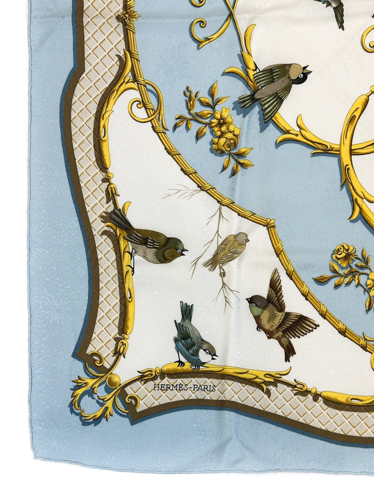 Hermès La Cle des Champs Jacquard 90