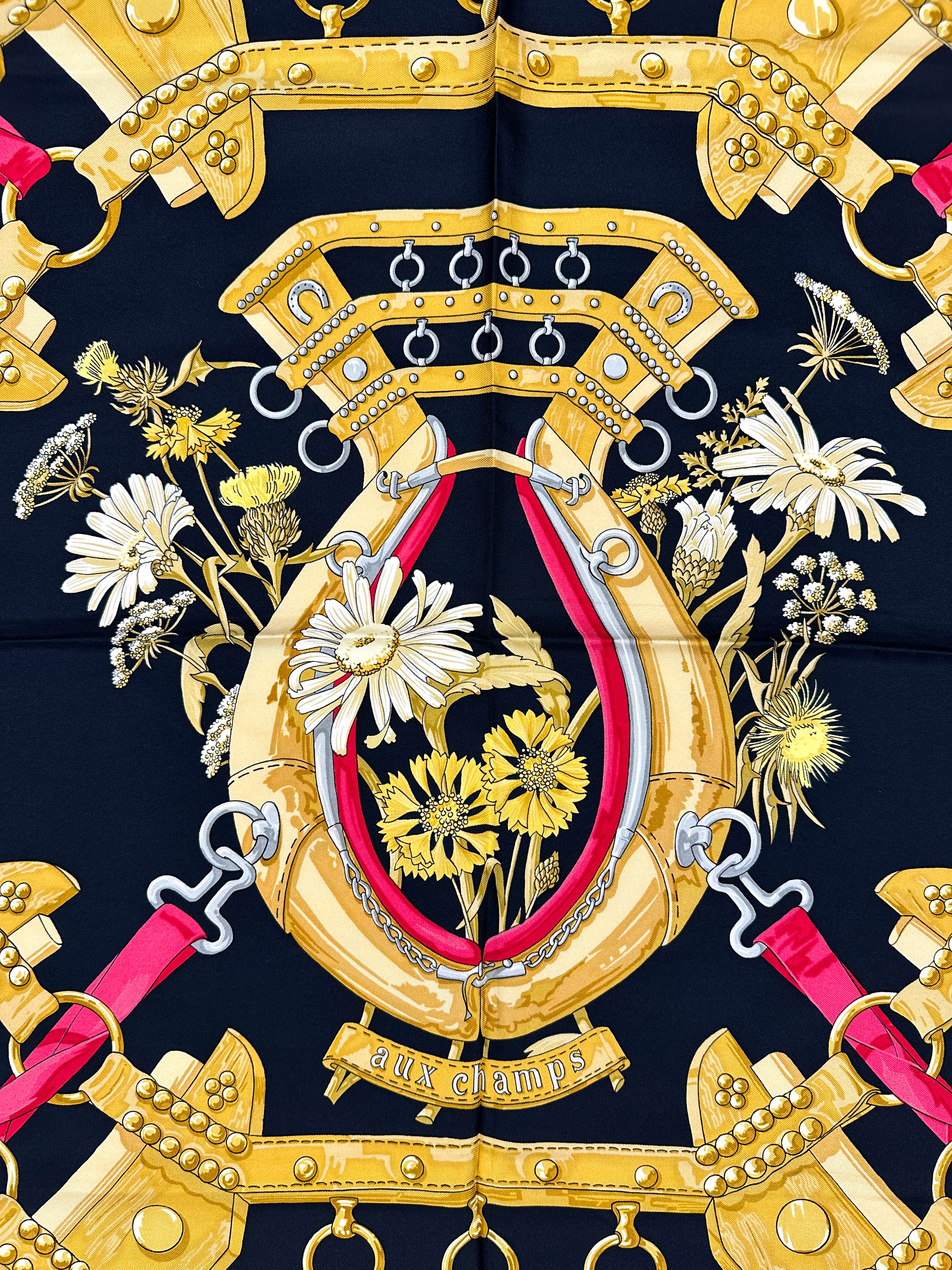 Hermès Aux Champs 90