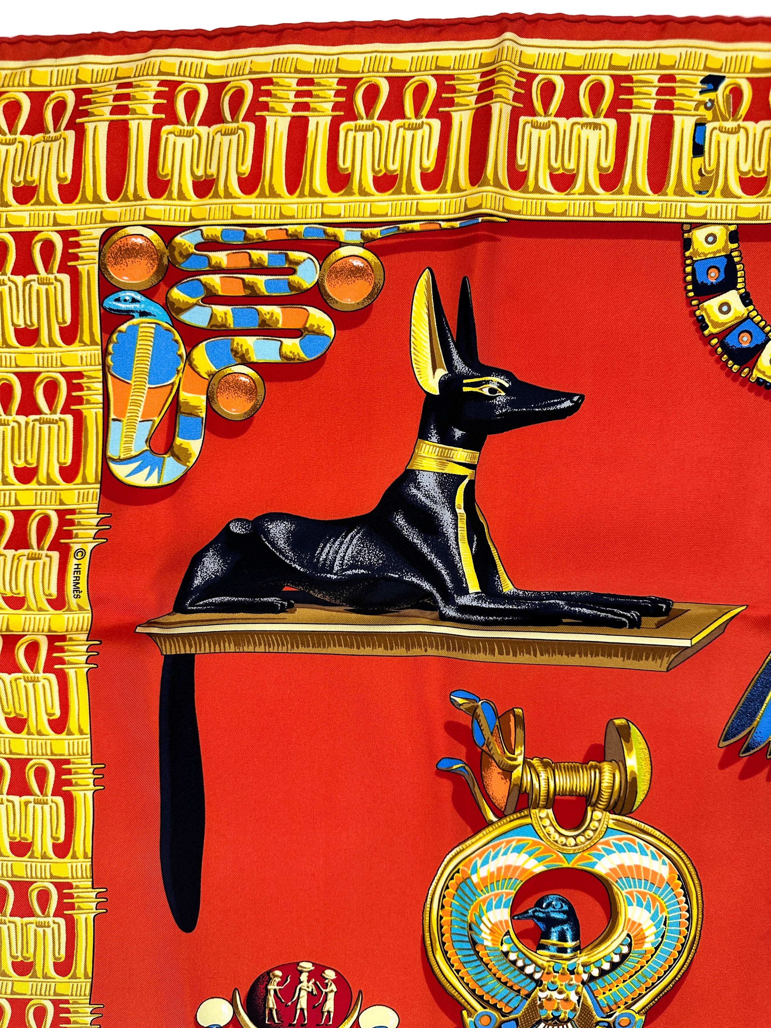 エルメス HERMES カレ90 TUTANK HAMUN ツタンカーメン Hermès Tutankhamun 90