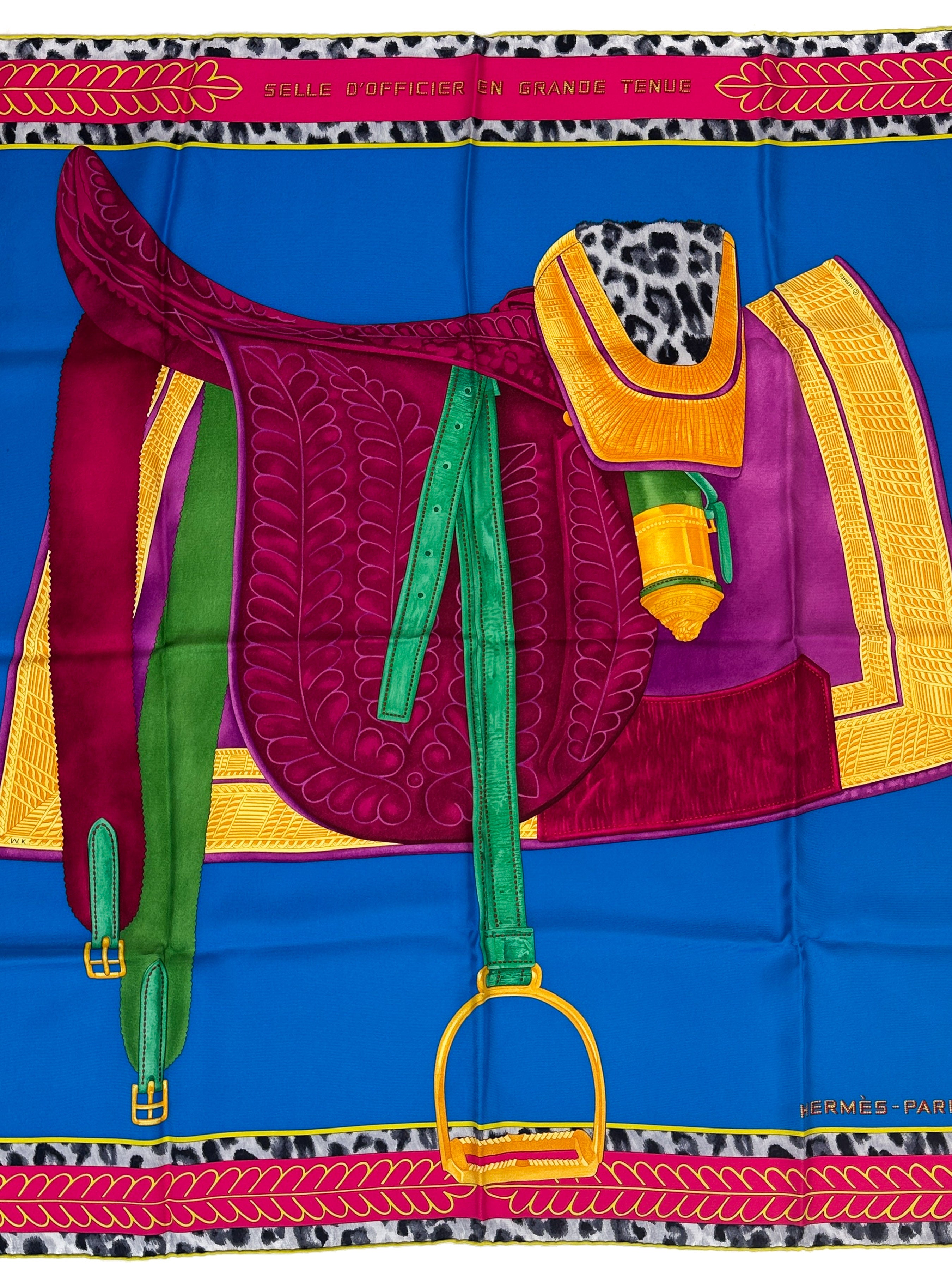 Hermès Selle D’Officier En Grande Tenue 90