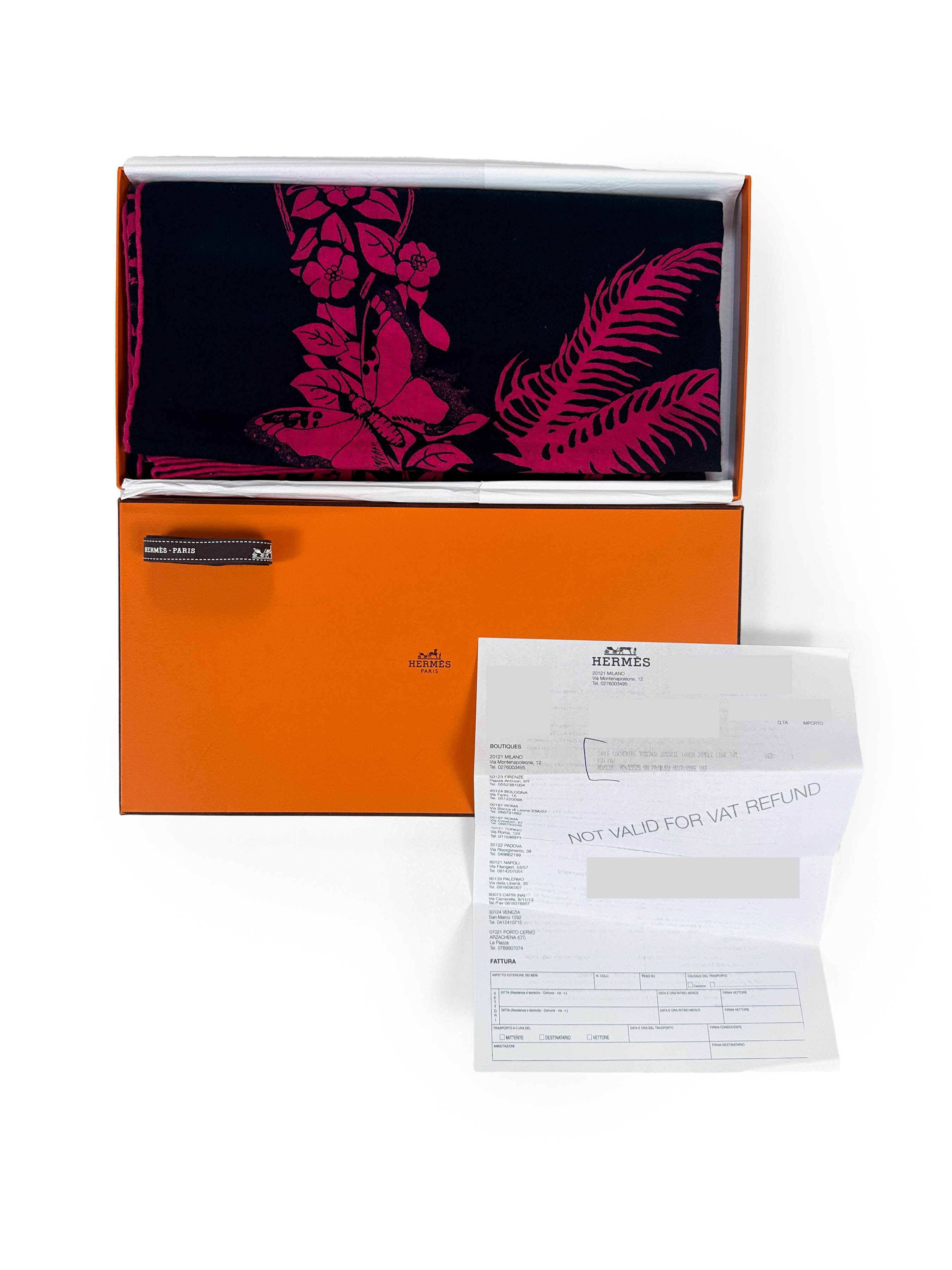 Hermès Jungle Love Tatouages Cashmere Silk 140