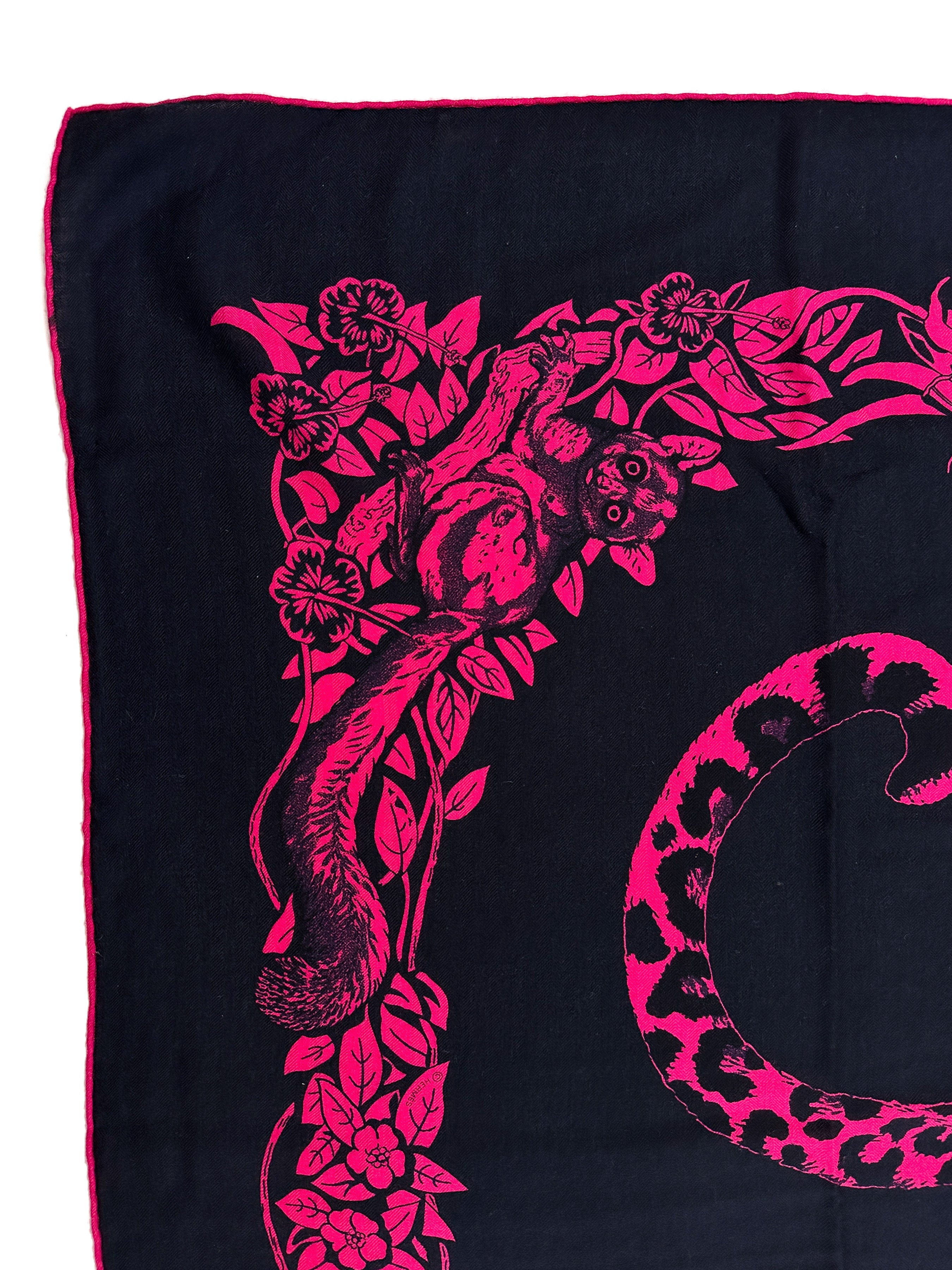 Hermès Jungle Love Tatouages Cashmere Silk 140