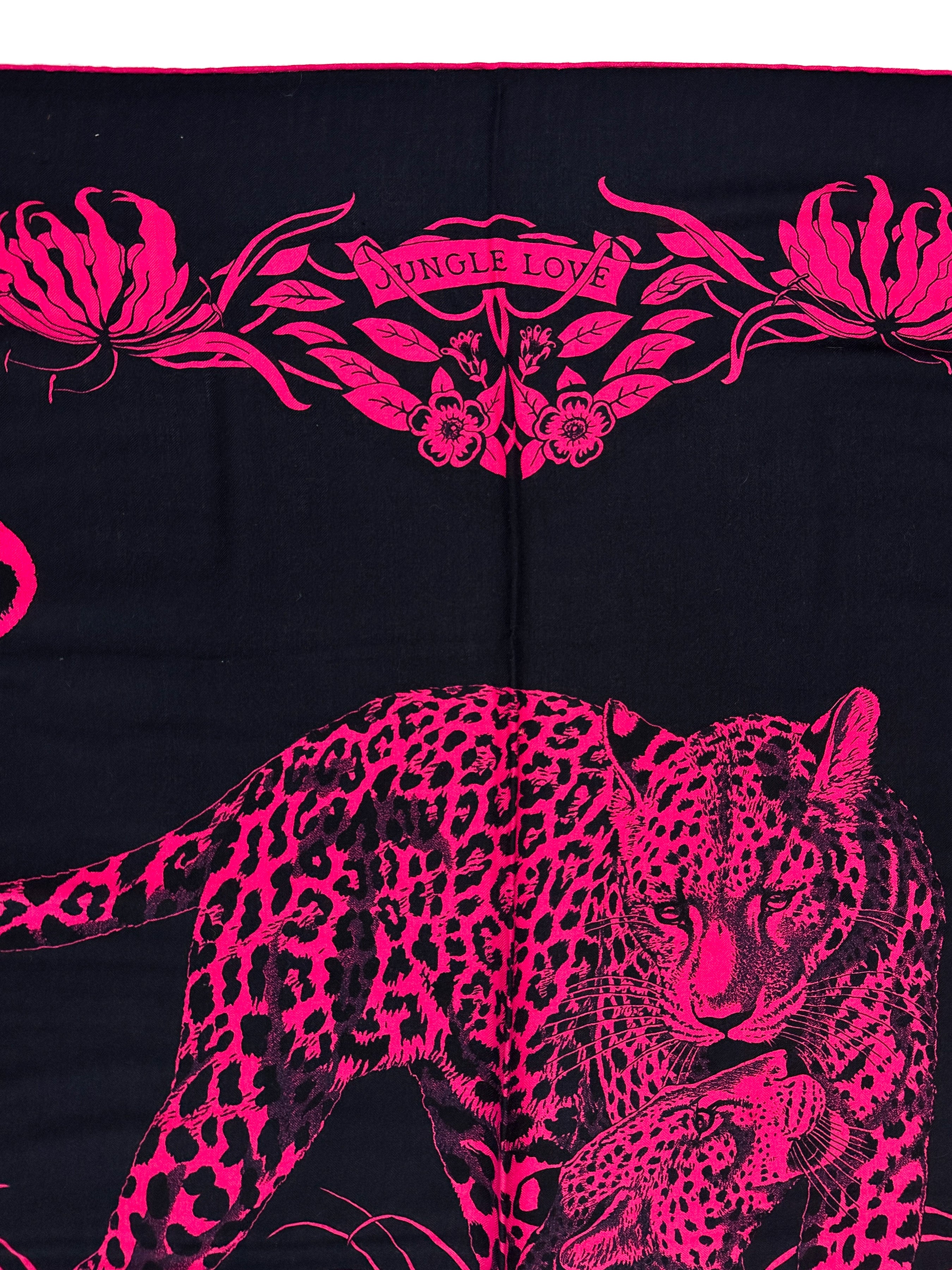 Hermès Jungle Love Tatouages Cashmere Silk 140