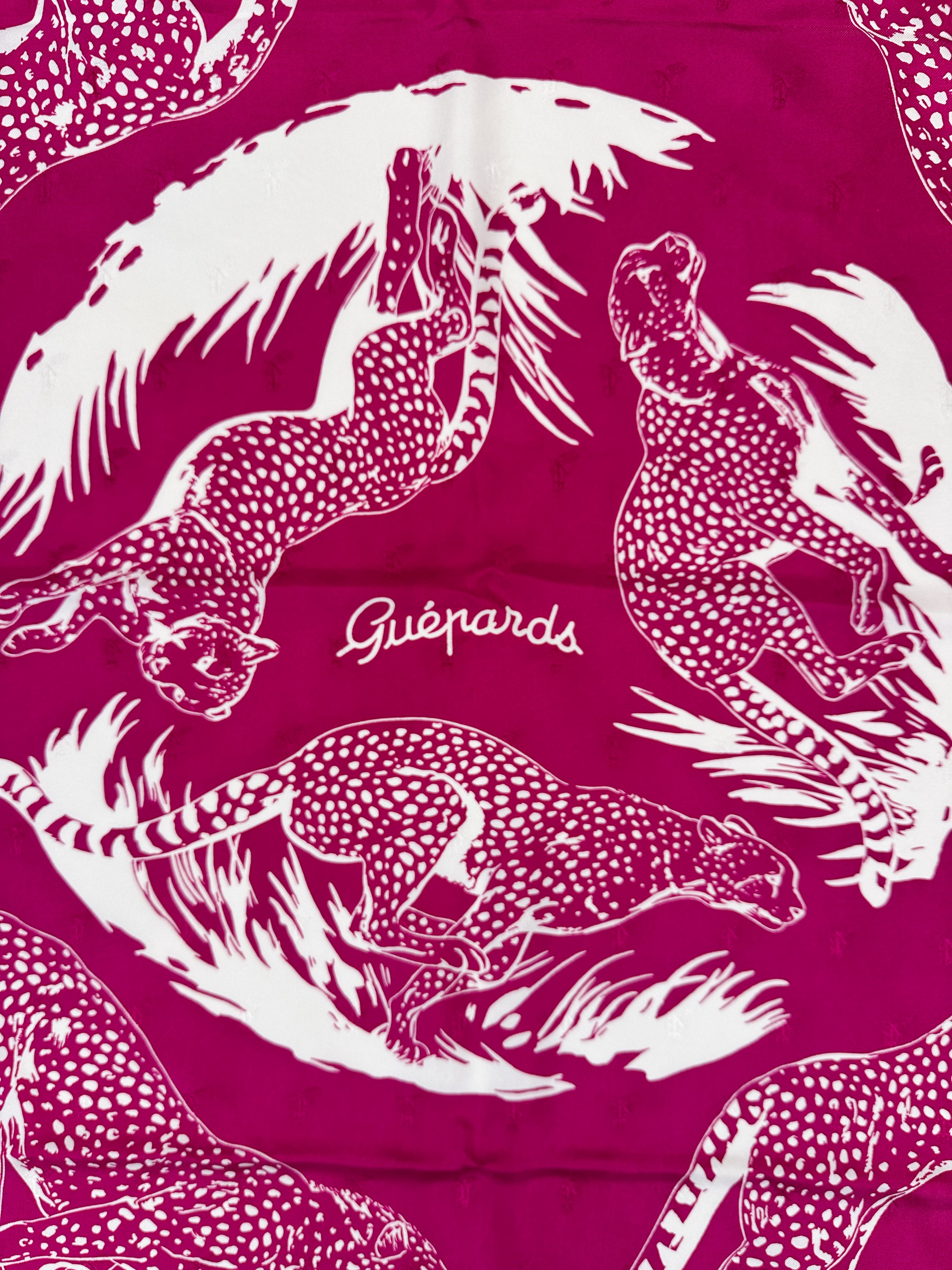 Hermès Guépards Tatouages Jacquard 90