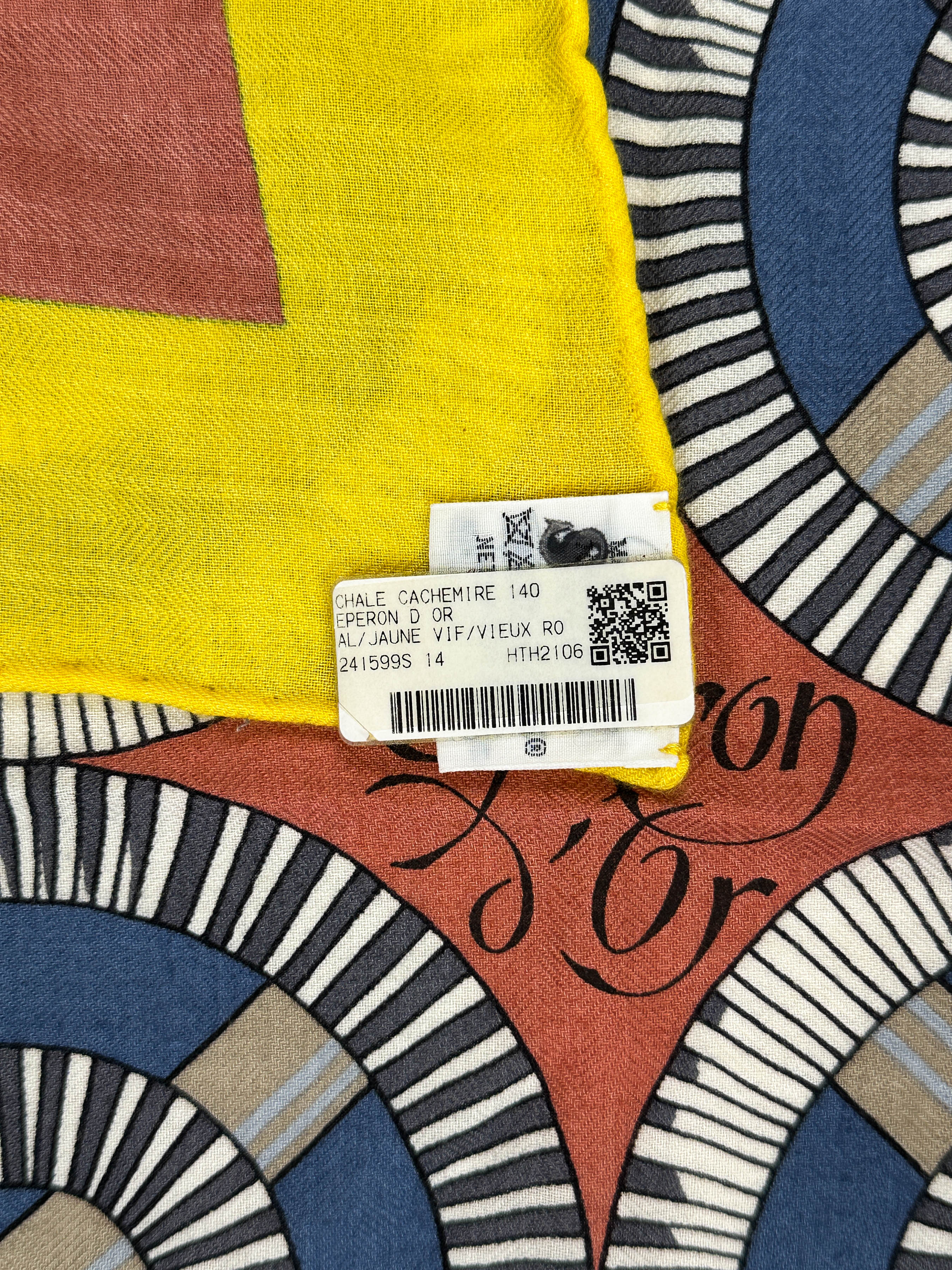 Hermès Eperon d'Or Cashmere 140