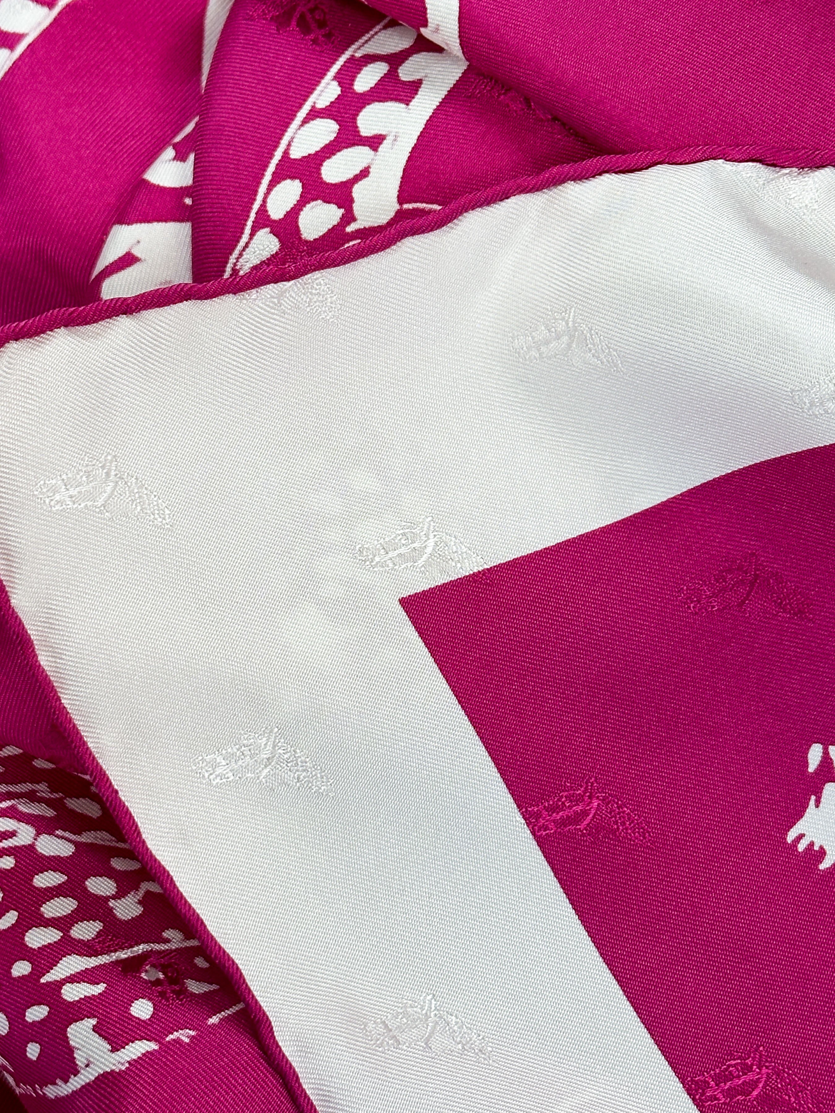 Hermès Guépards Tatouages Jacquard 90