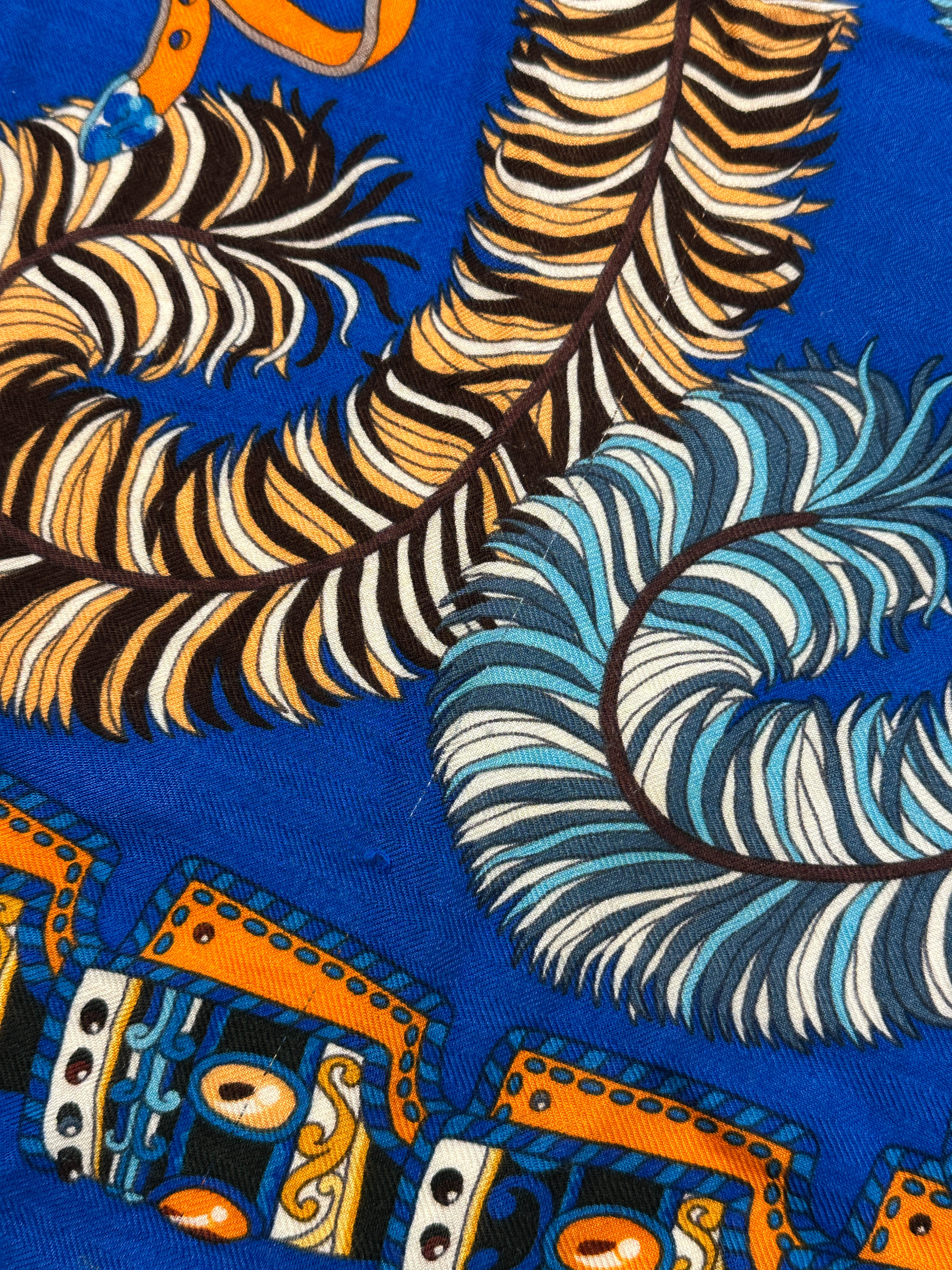 Hermès Sous L'Egide de Mars Cashmere Silk 140