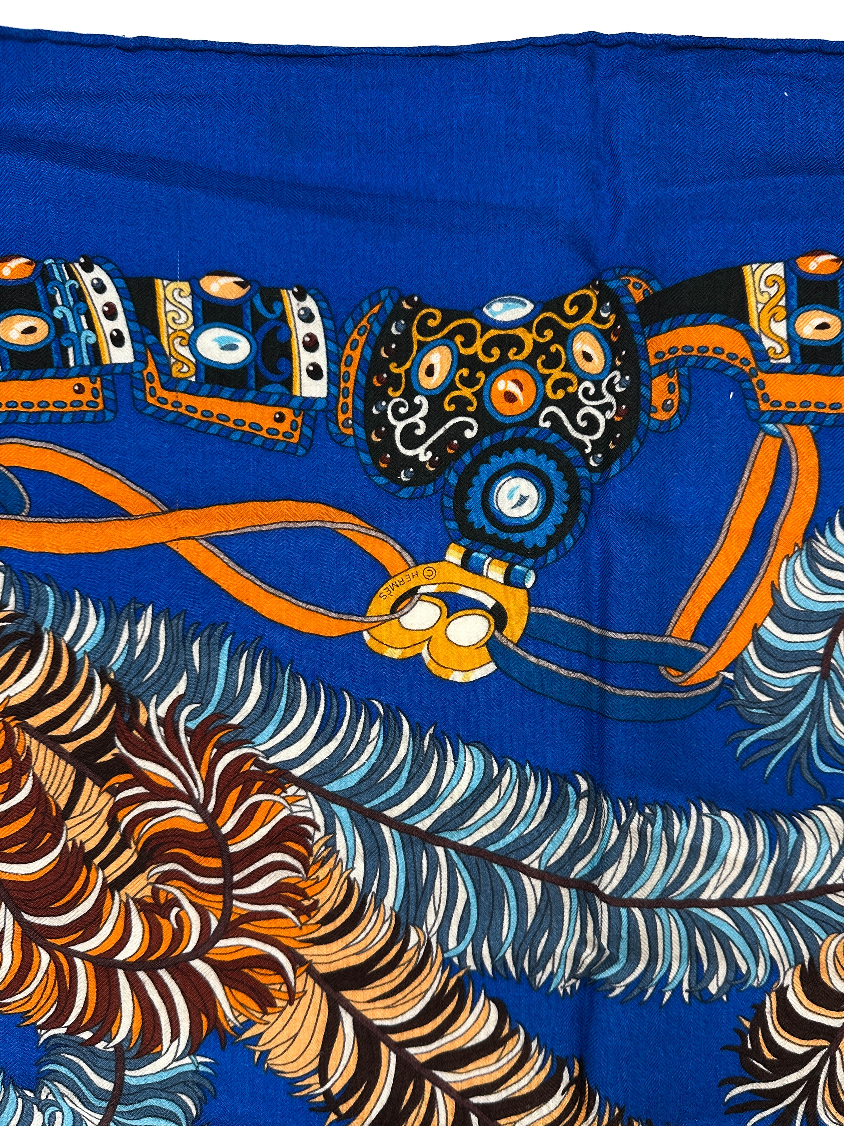 Hermès Sous L'Egide de Mars Cashmere Silk 140