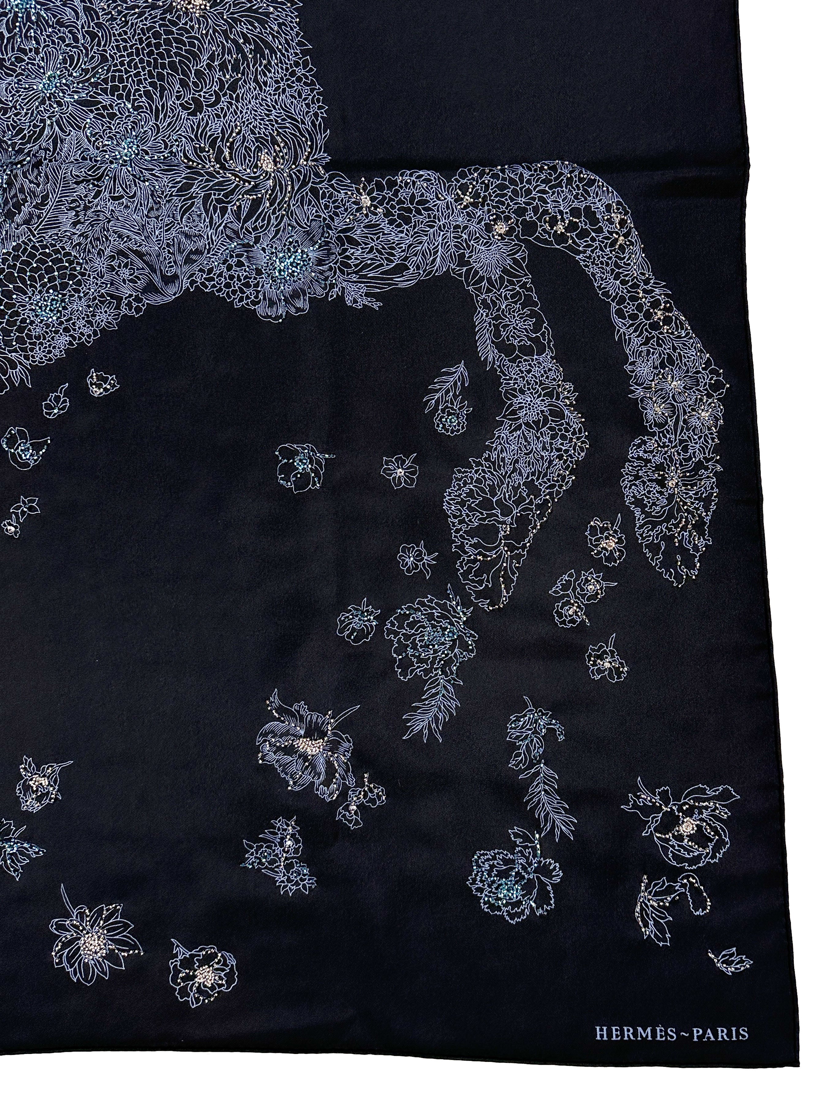 Hermès Robe Légère Beaded Exceptional 90