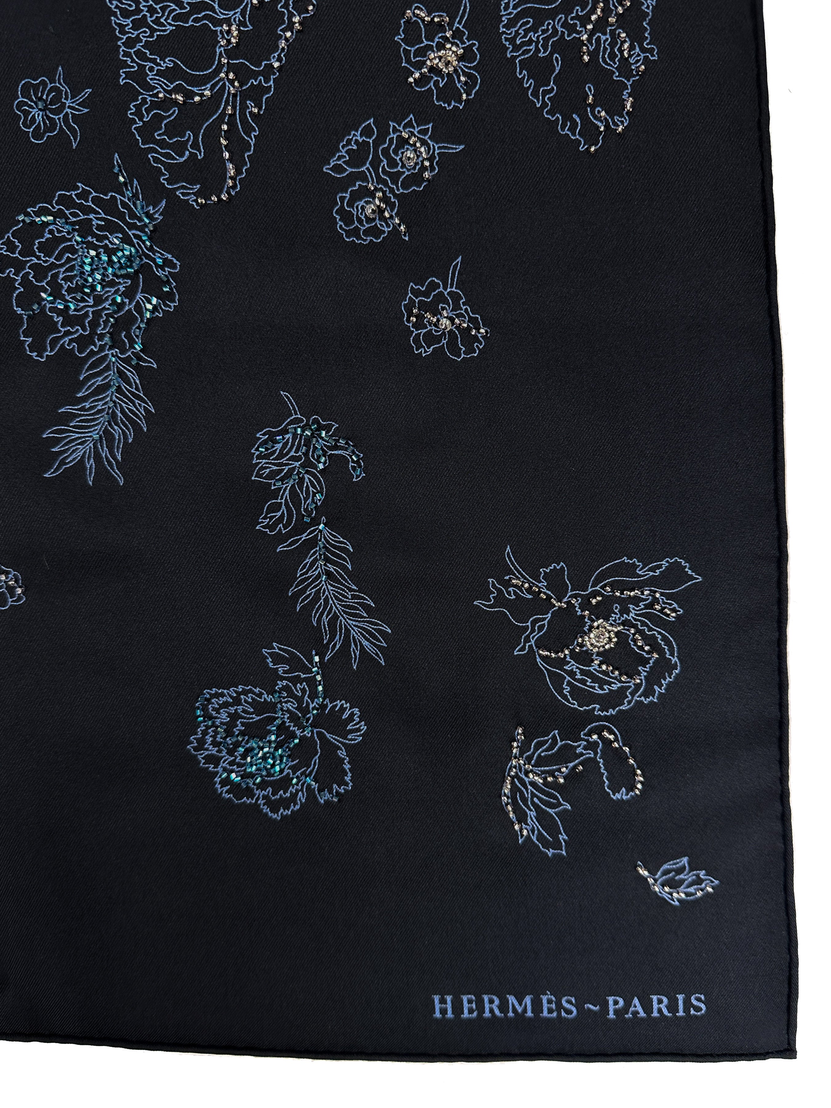 Hermès Robe Légère Beaded Exceptional 90