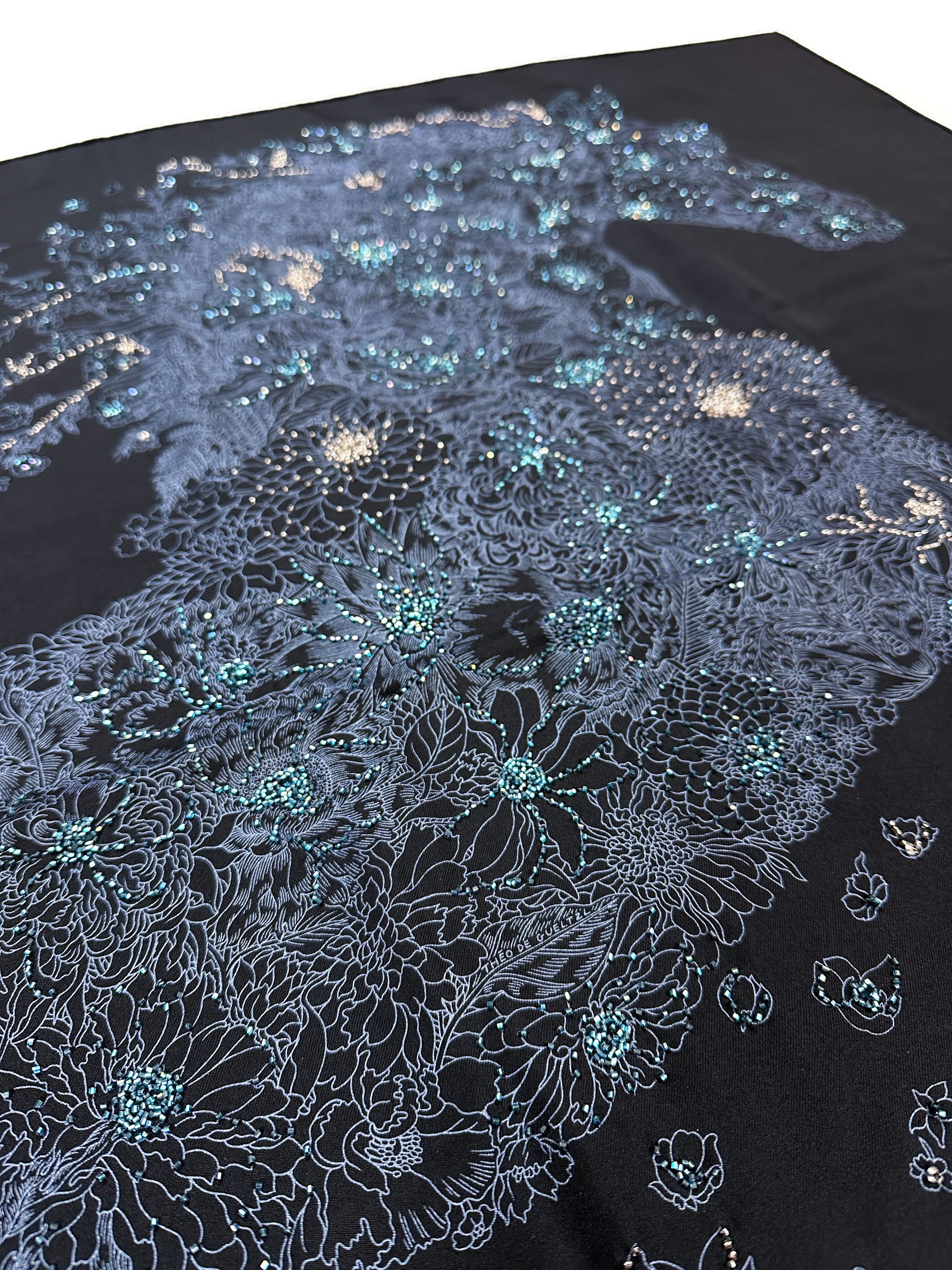 Hermès Robe Légère Beaded Exceptional 90