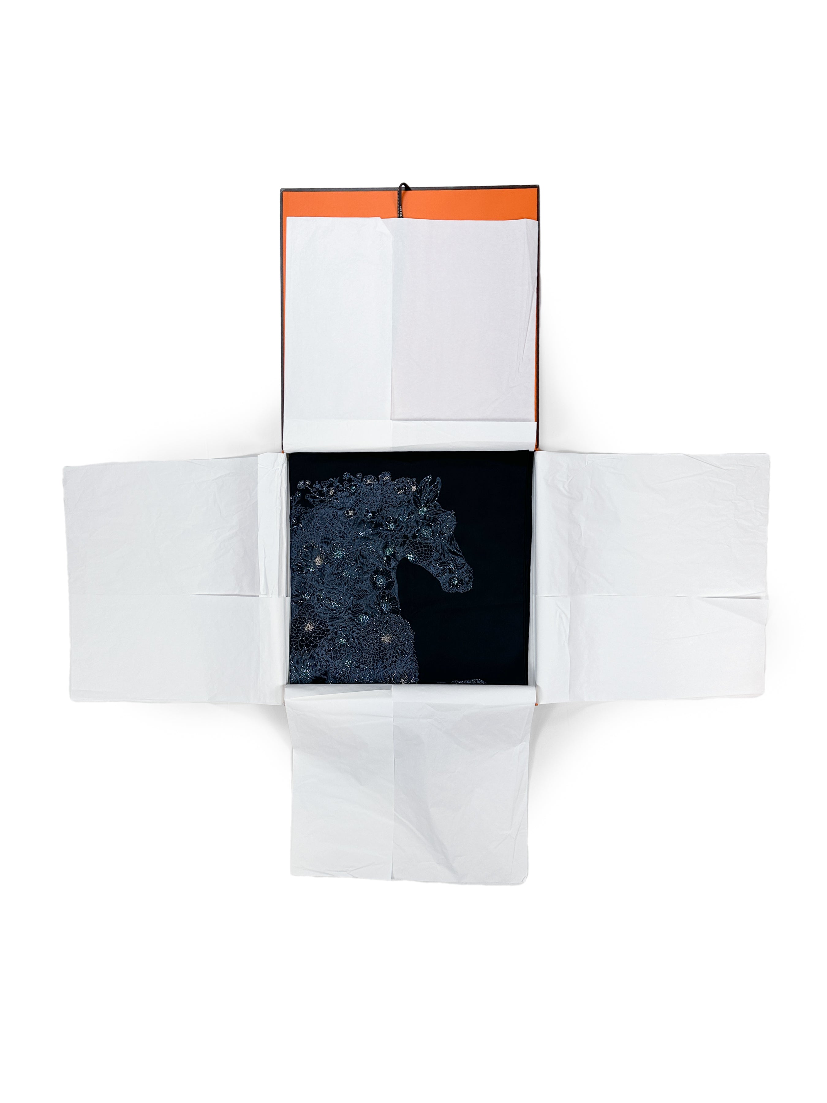 Hermès Robe Légère Beaded Exceptional 90