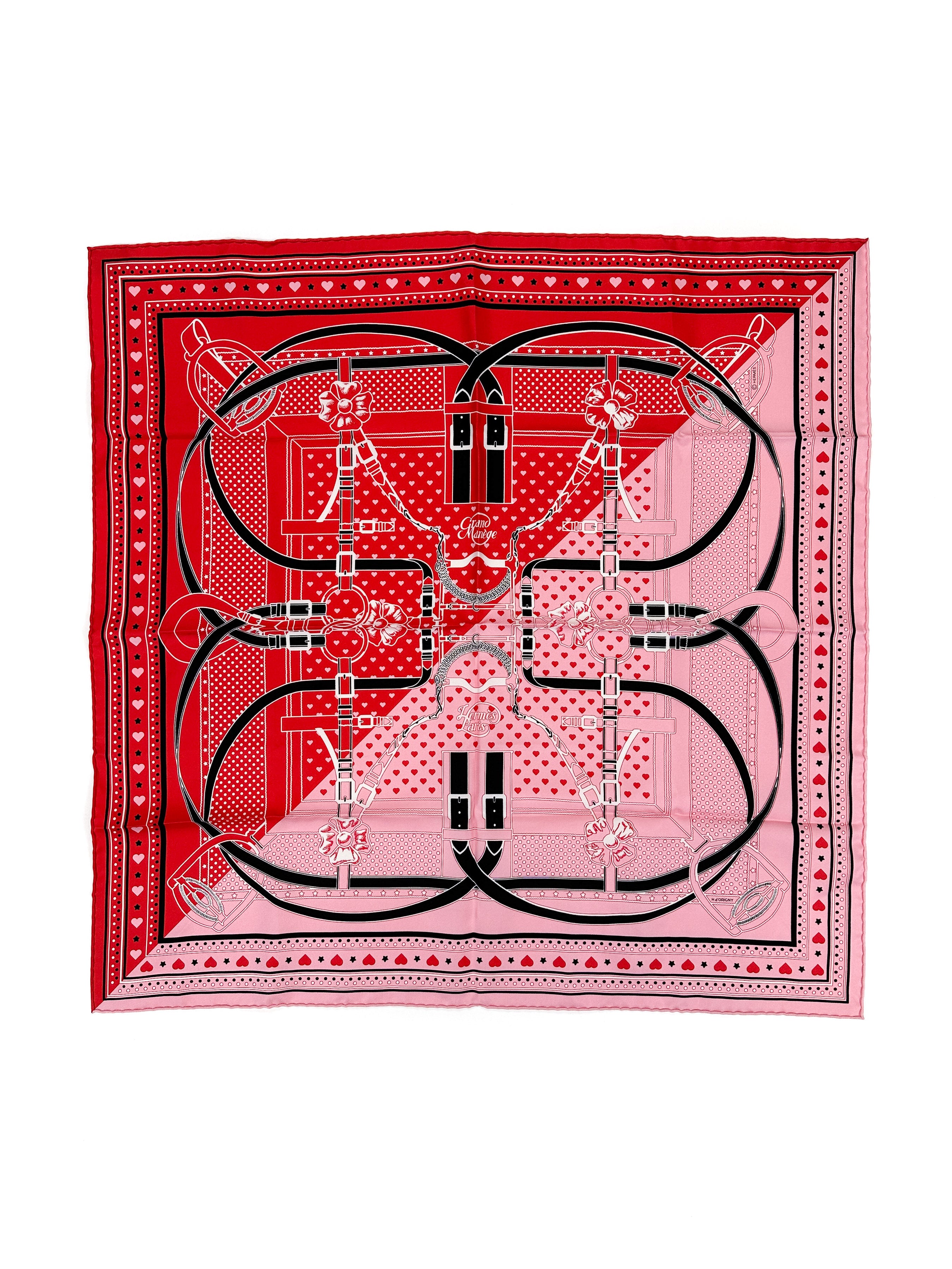 Hermès Le Grand Manège Bandana Love 70