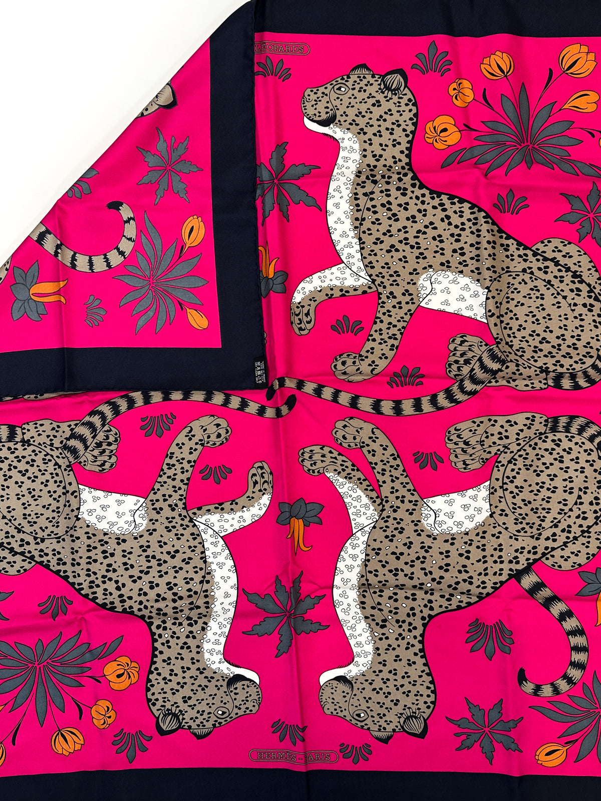 Hermès Les Leopards 90