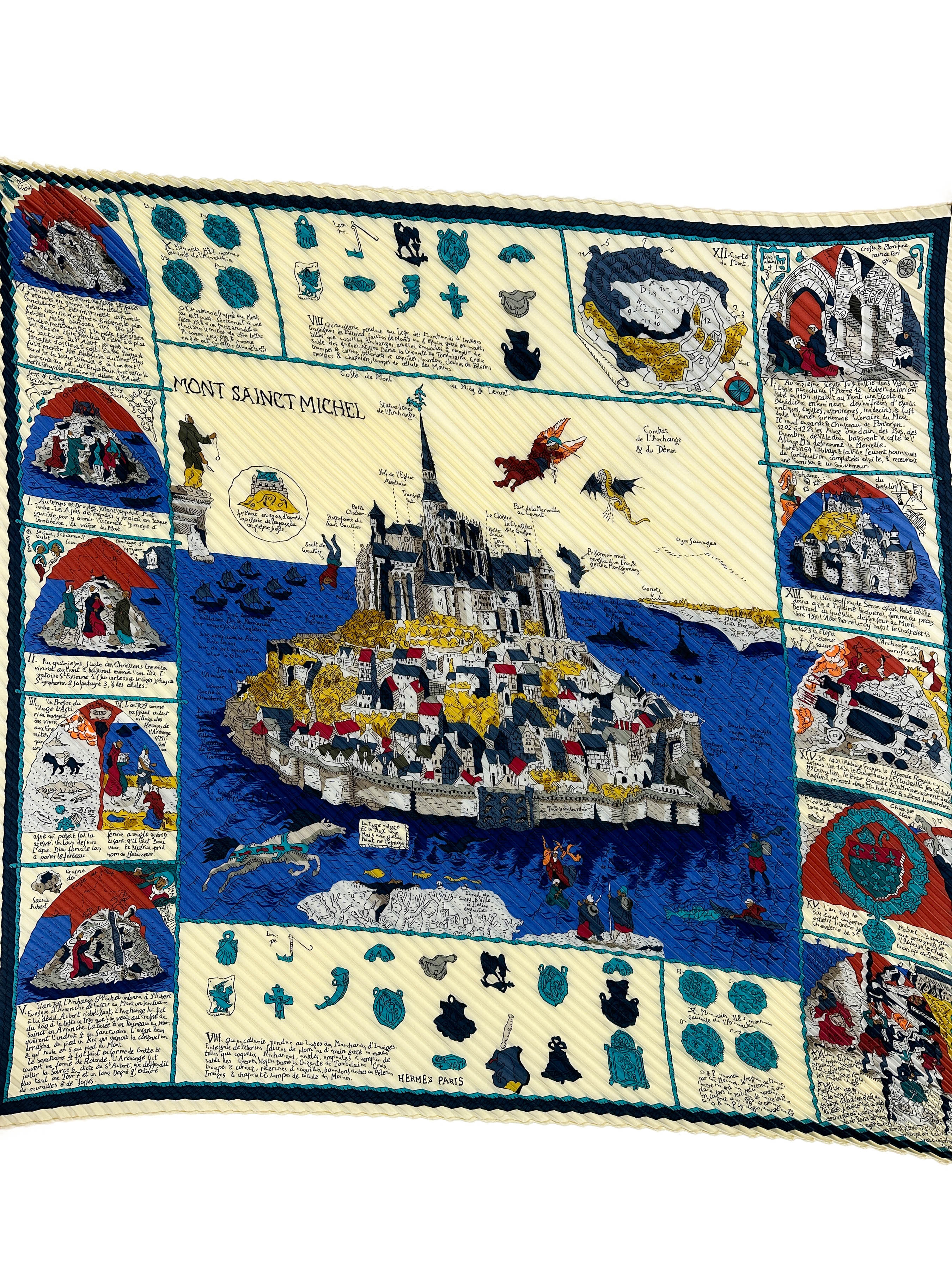 Hermès Mont Saint Michel Plissé 90
