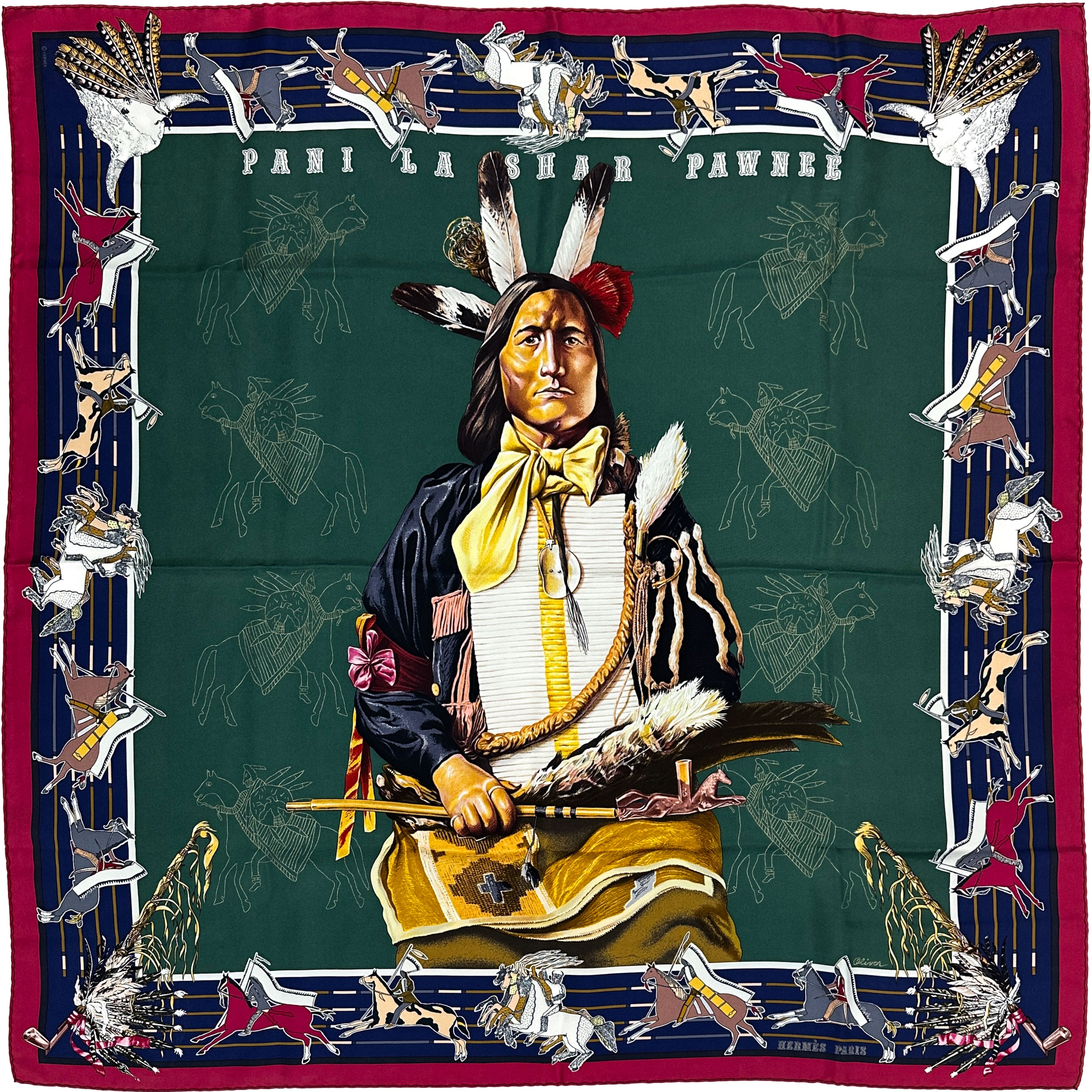 Hermès Pani La Shar Pawnee Wash 90