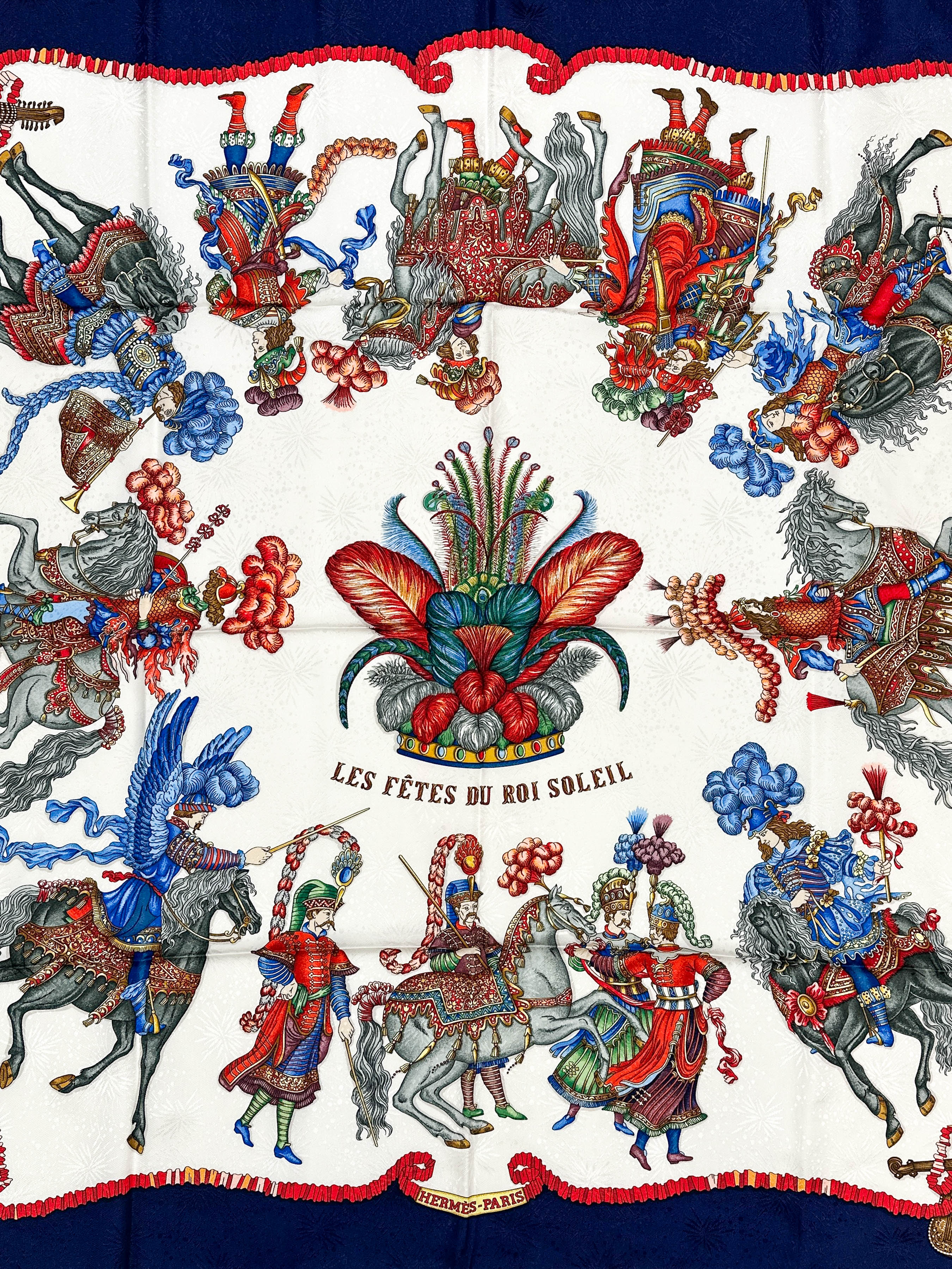 Hermès Les Fêtes du Roi Soleil Jacquard 90
