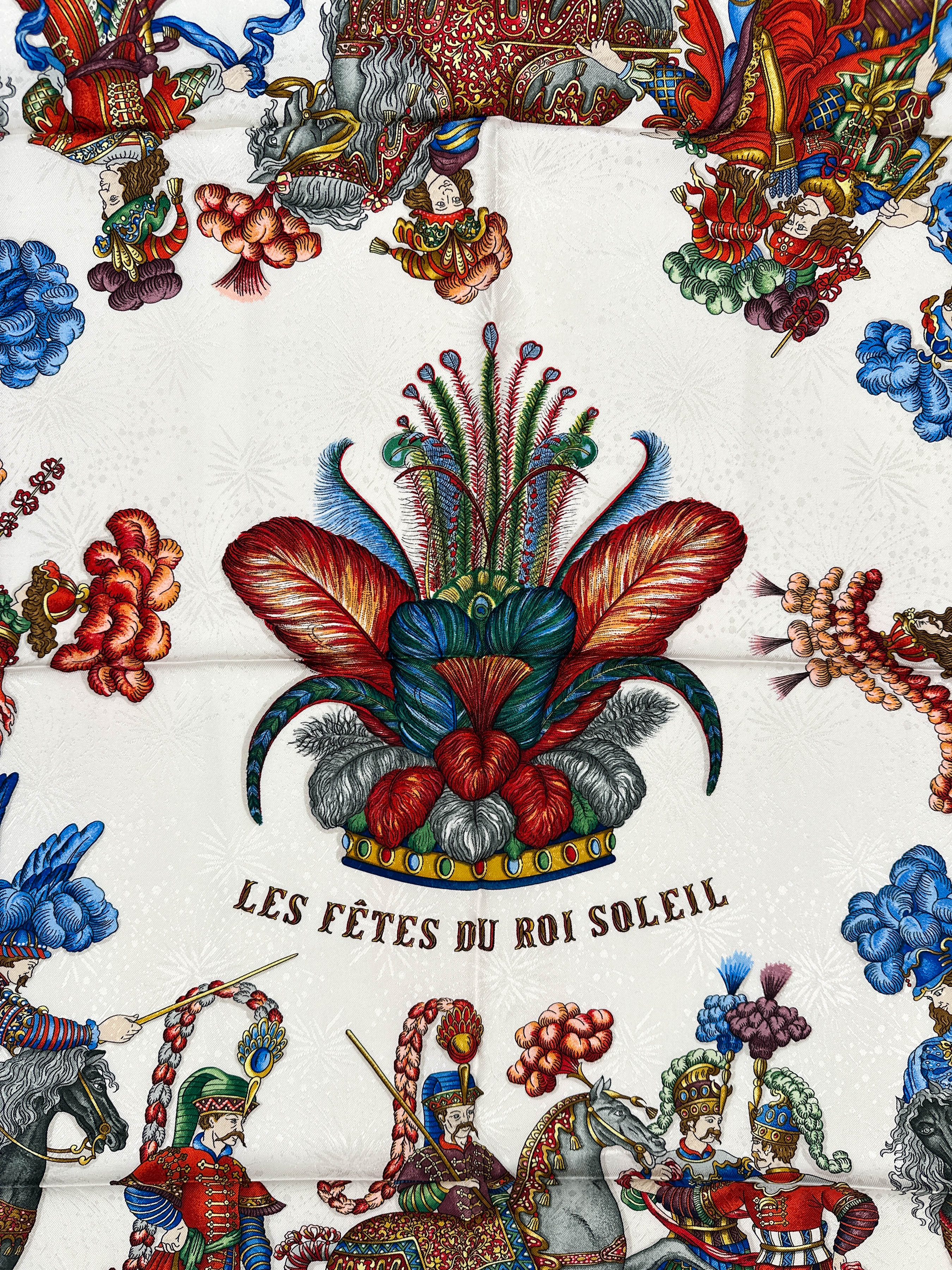Hermès Les Fêtes du Roi Soleil Jacquard 90