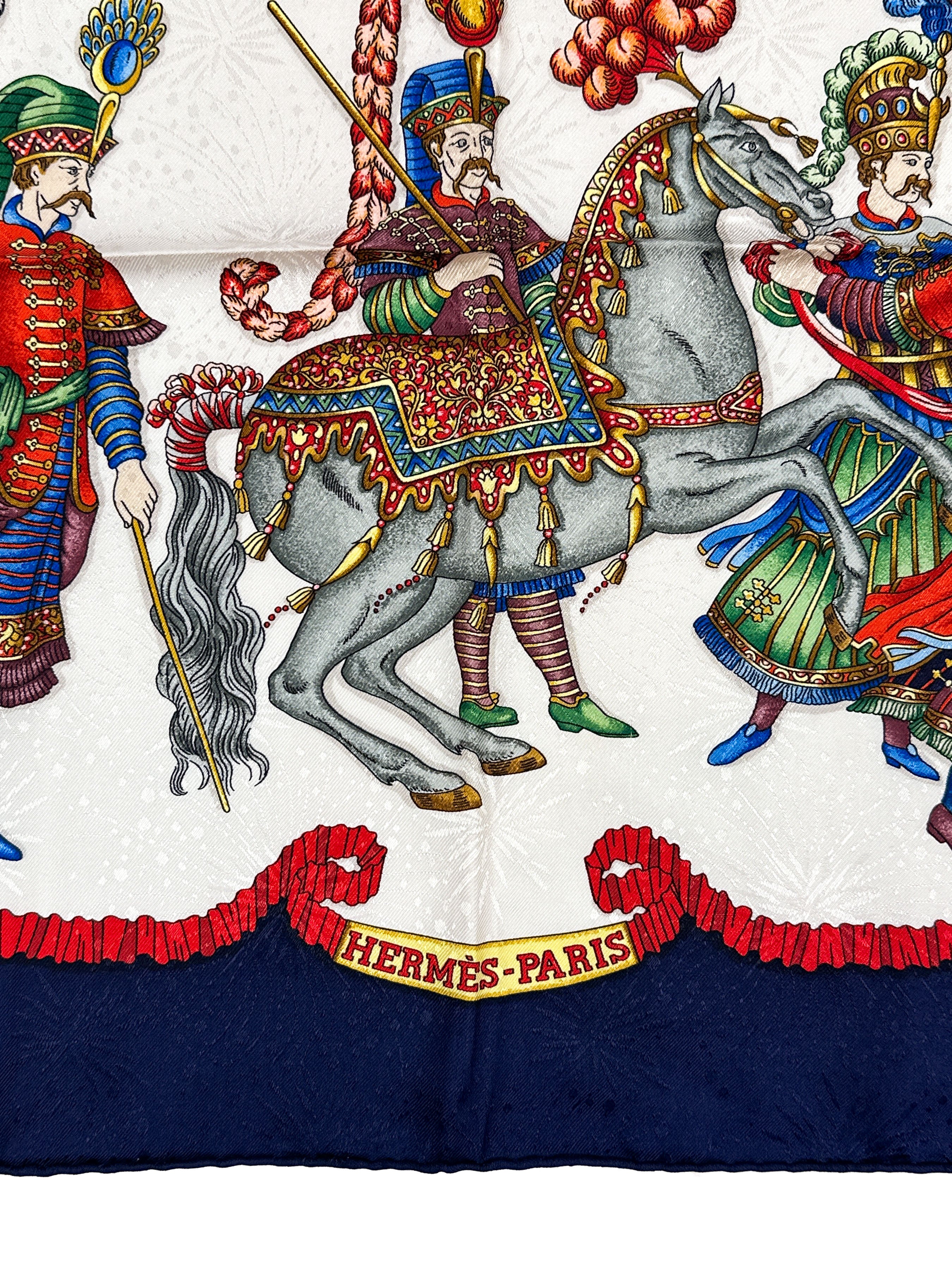 Hermès Les Fêtes du Roi Soleil Jacquard 90